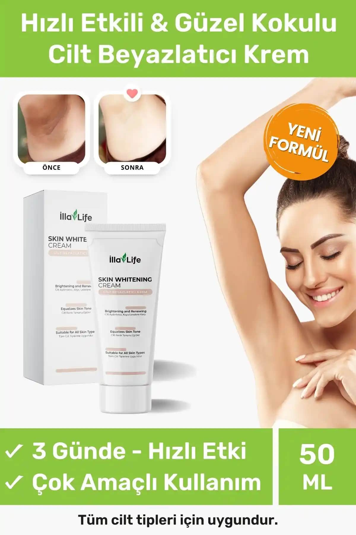 İlla Life ve THE FINE ORGANICS Beyazlatıcı Kremler Karşılaştırması ve Kullanım Tavsiyeleri