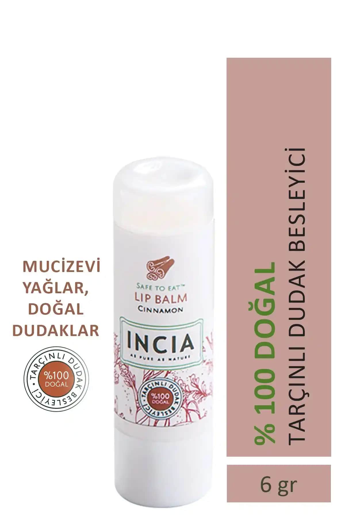 INCIA %100 Doğal Dudak Besleyici ile Sağlıklı ve Nemli Dudaklar İçin En İyi Çözüm