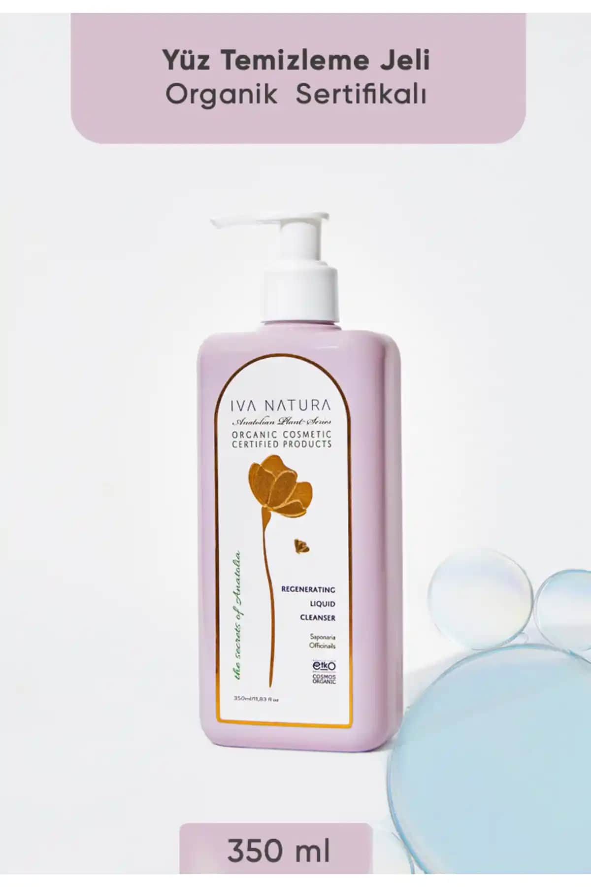 Iva Natura Yüz Temizleme Jeli Organik Sertifikalı Doğal Cilt Temizliği ve Bakımı