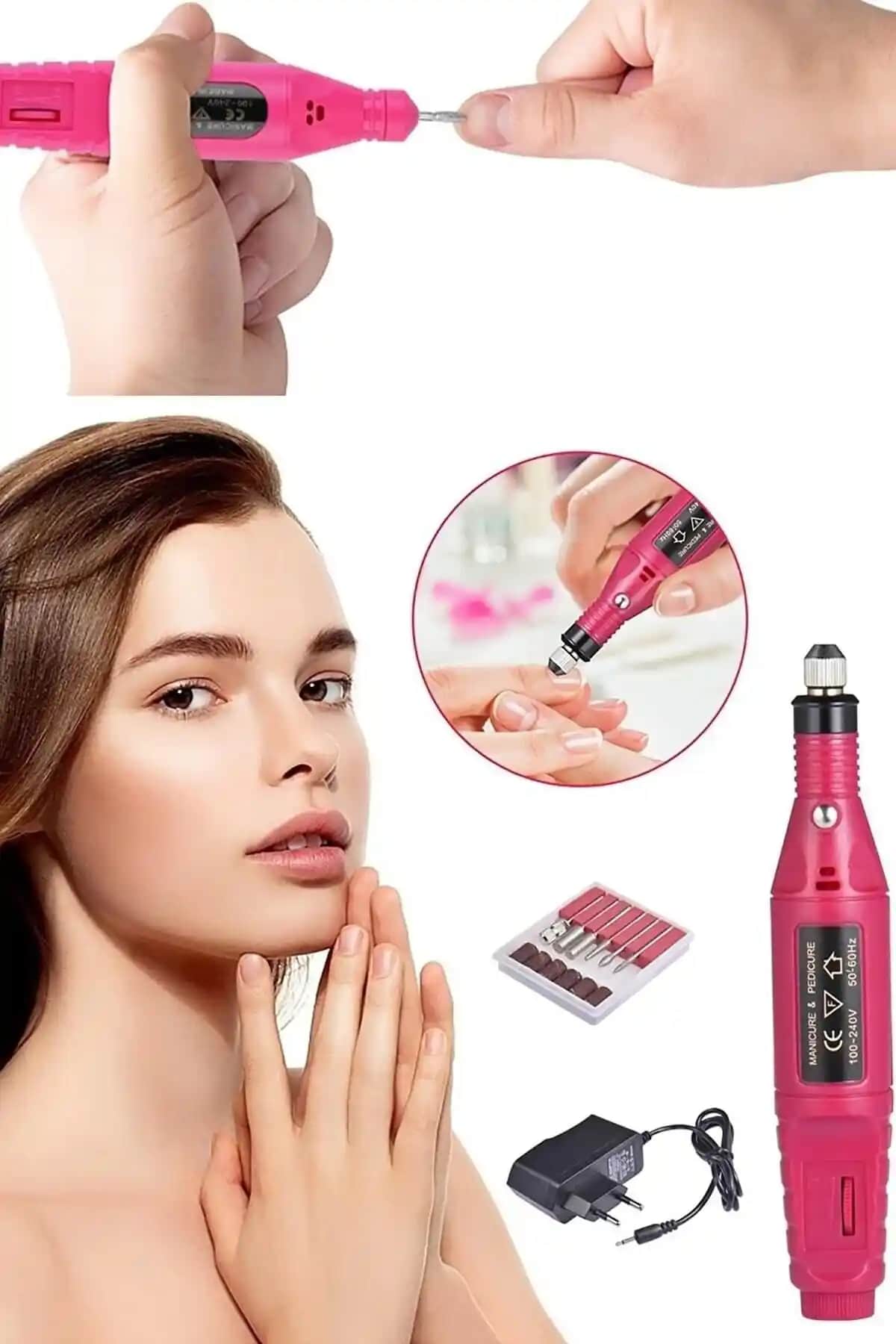 Janva Janbella Elektrikli Tırnak Törpü Seti: Profesyonel ve Ev Kullanımı İçin Çok Fonksiyonlu Çözüm