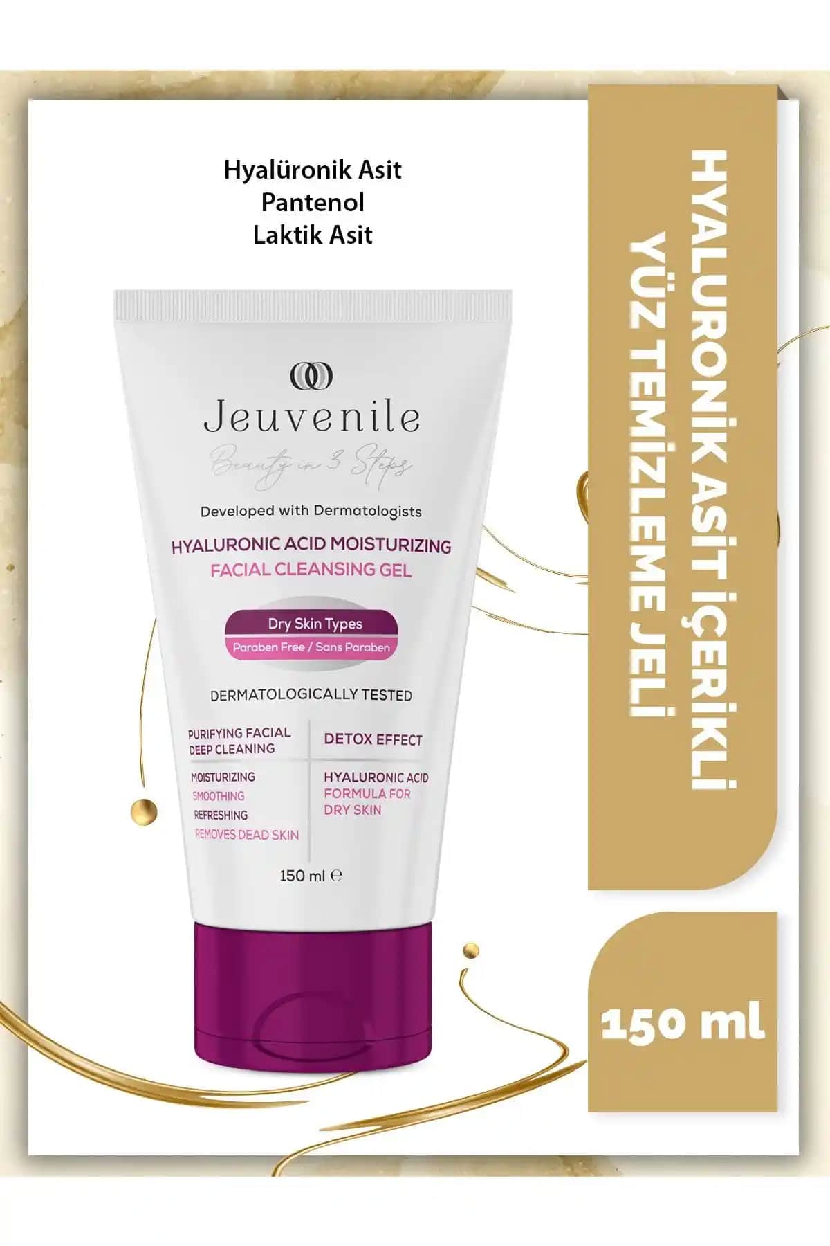 Jeuvenile Yüz Temizleme Jeli: Temizlik ve Nem Sağlayan Günlük Bakım Ürünü