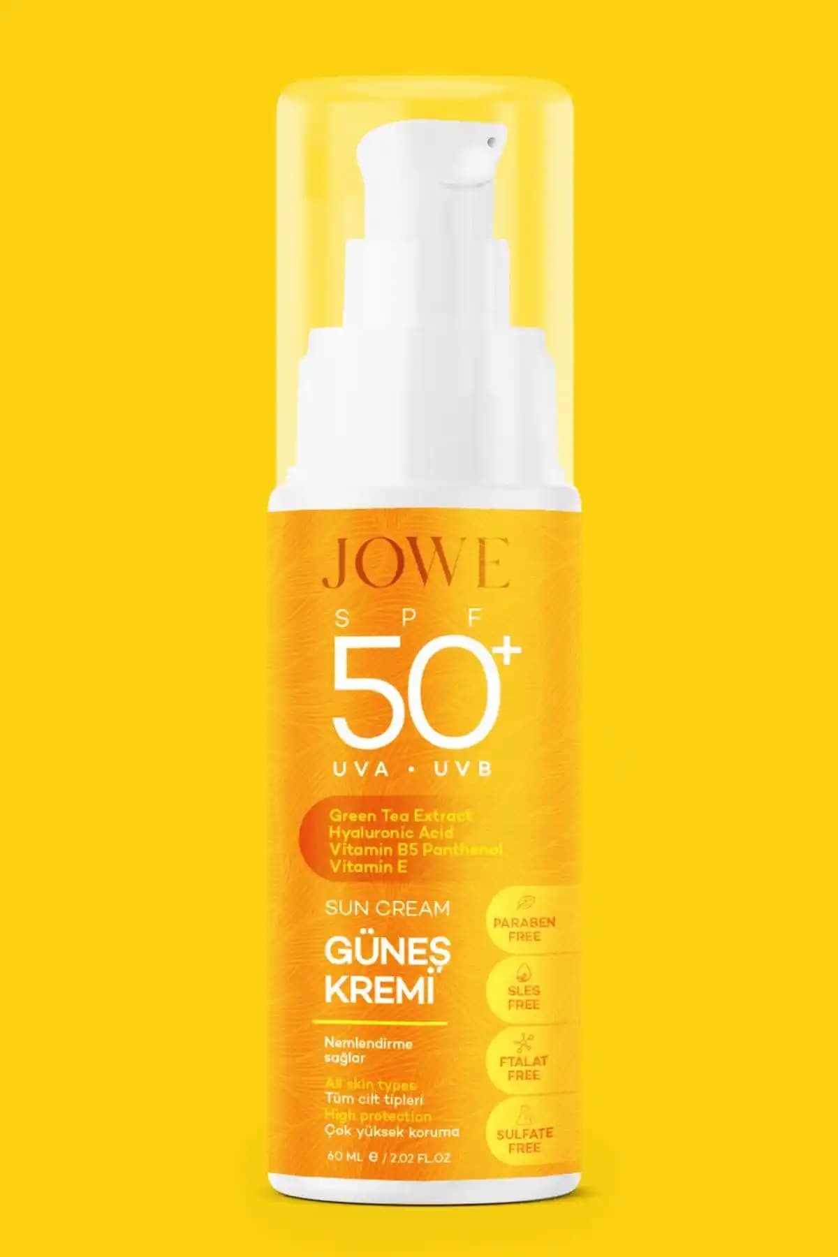 JOWE Güneş Kremi 50 SPF: Yüksek Koruma ve Nemlendirme Özellikleriyle Güvenli Güneş Koruyucu