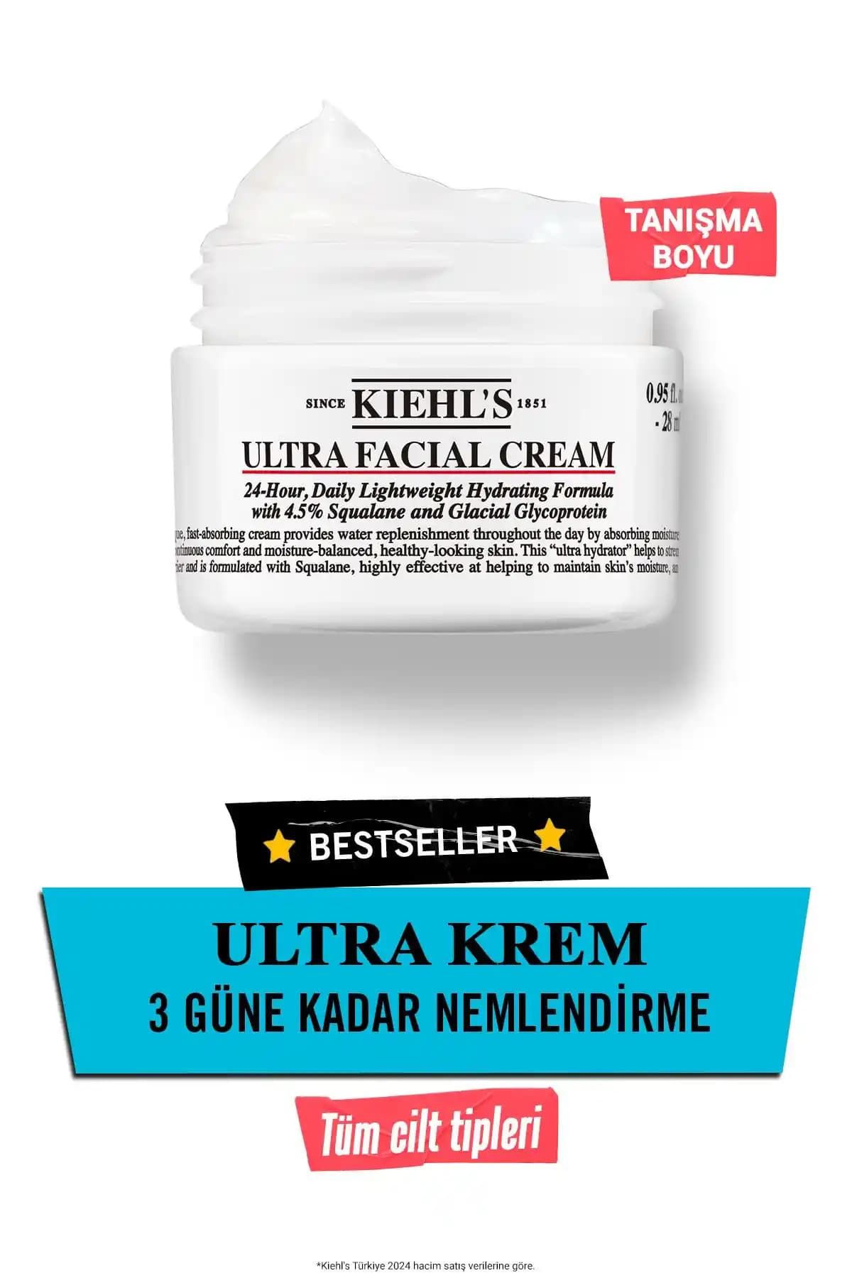 Kiehl's Ultra Facial 24 Saat Nemlendirici Günlük Krem ile Cilt Bakımında Yeni Dönem