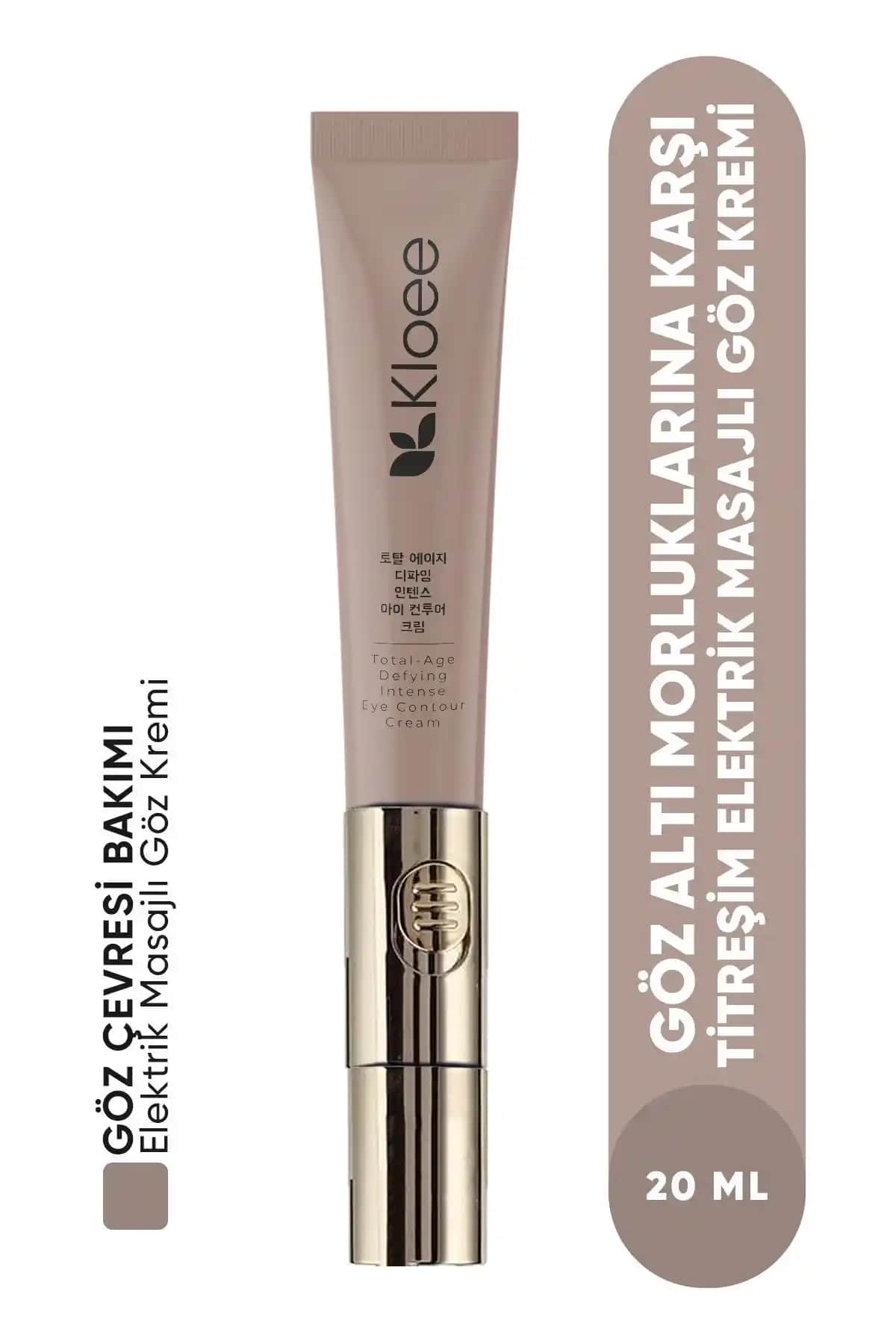 Kloee Yaşlanma ve Kırışıklık Karşıtı Titreşimli Elektrik Masajlı Göz Altı Kremi İncelemesi ve Kullanım Yöntemleri