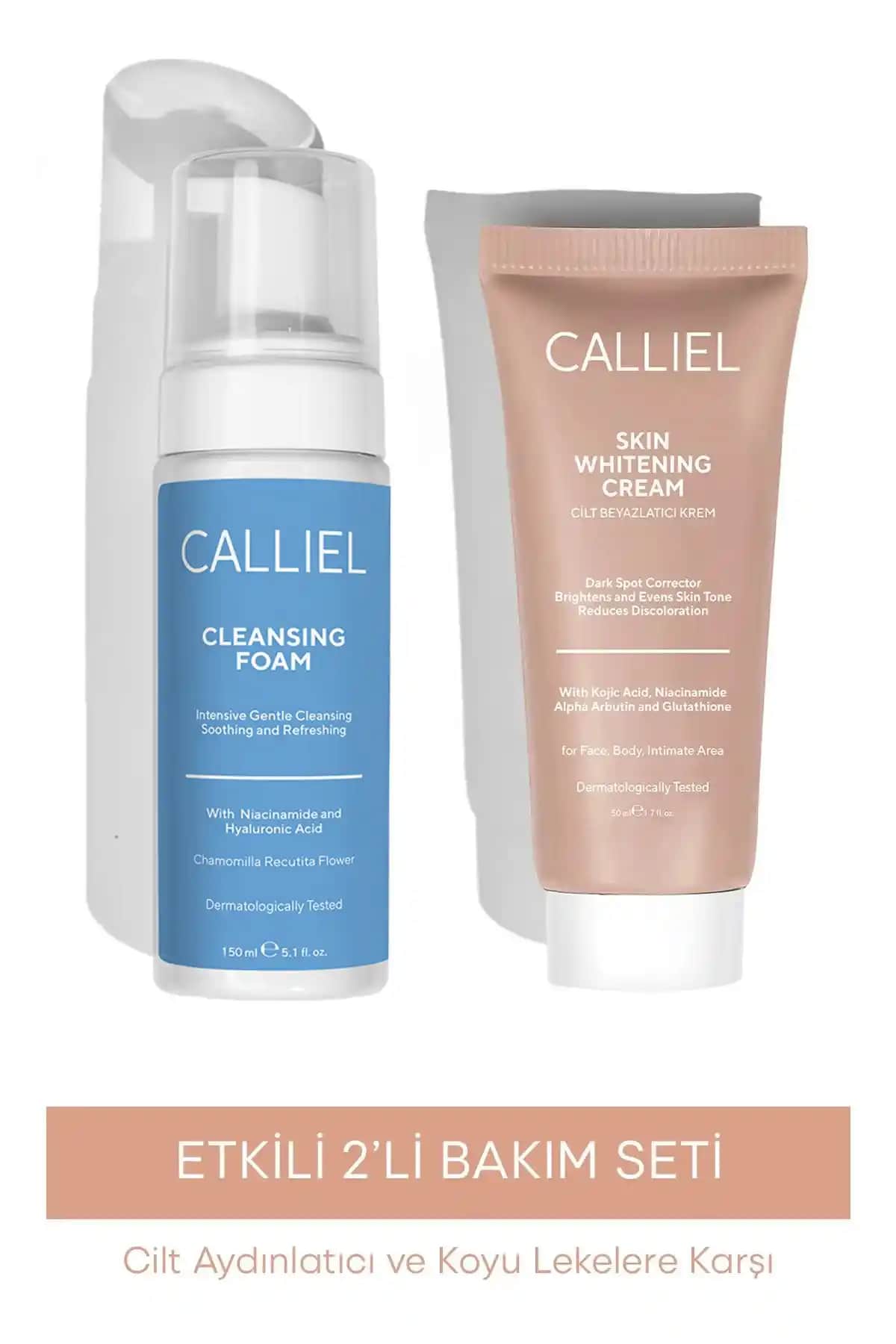 Koyu Lekelerde Etkili Calliel ve The Ceel Cilt Aydınlatıcı Setlerinin Karşılaştırması