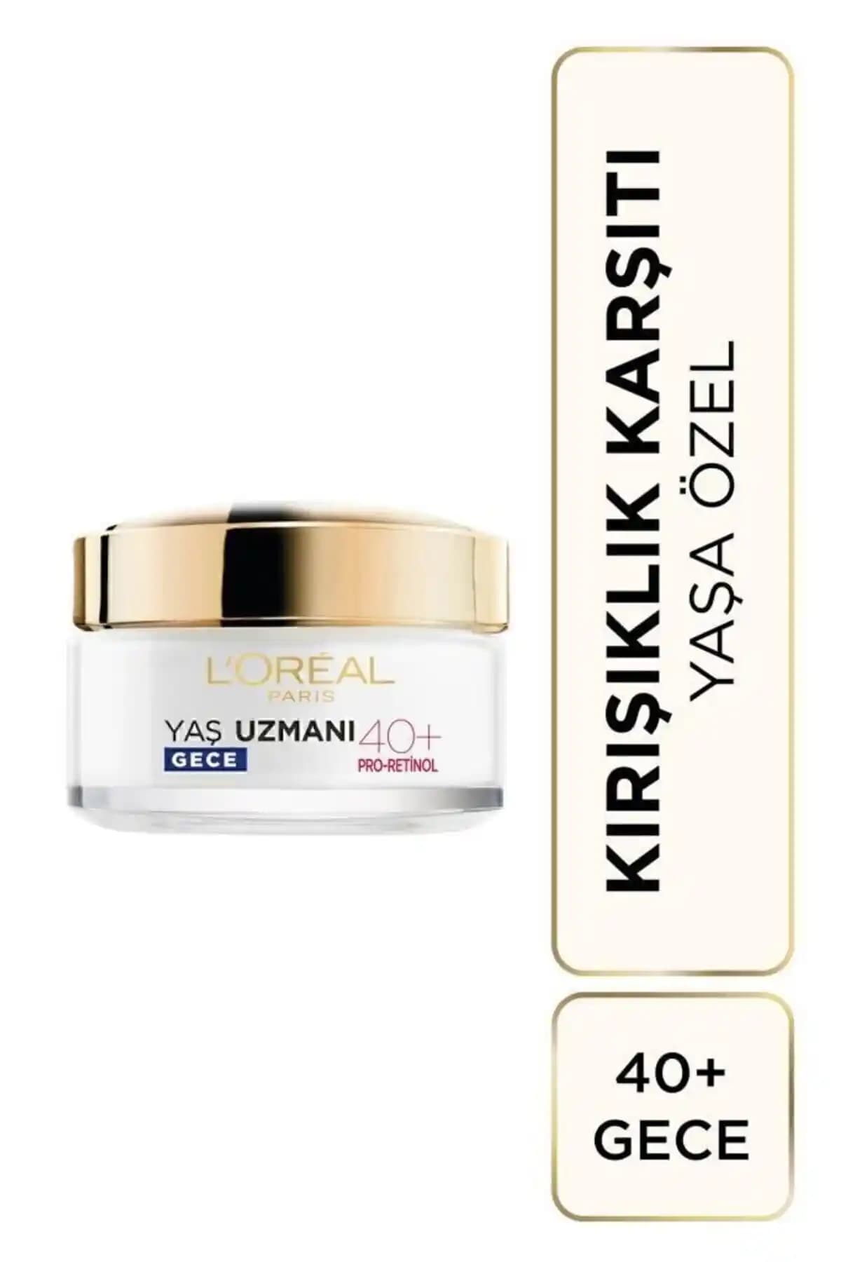 L'Oréal Paris Yaş Uzmanı Kırışıklık Karşıtı Gece Kremi Ürün Özellikleri ve Faydaları
