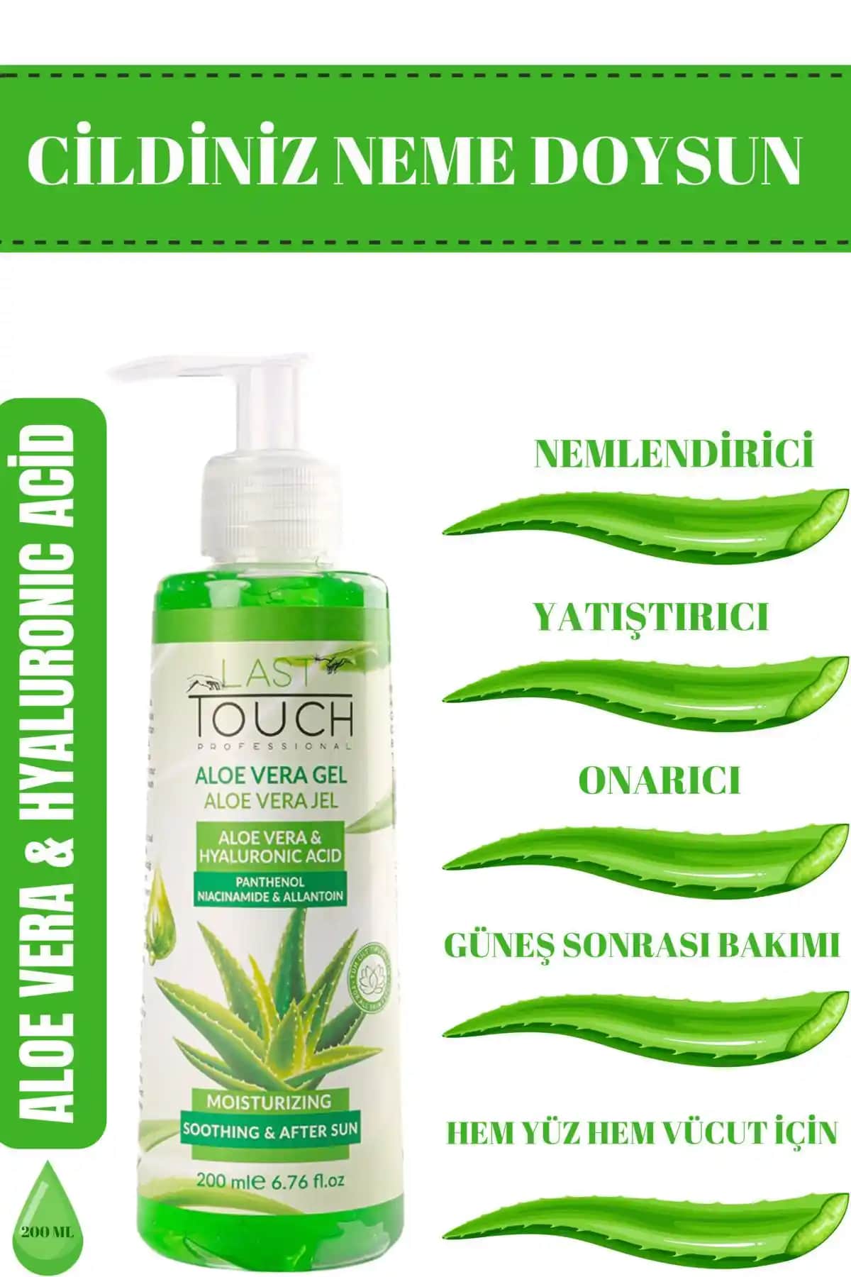 LAST TOUCH Aloe Vera Jel ve Trinova Aloe Vera Jel Karşılaştırması: Cilt Bakımında Doğru Seçenekler