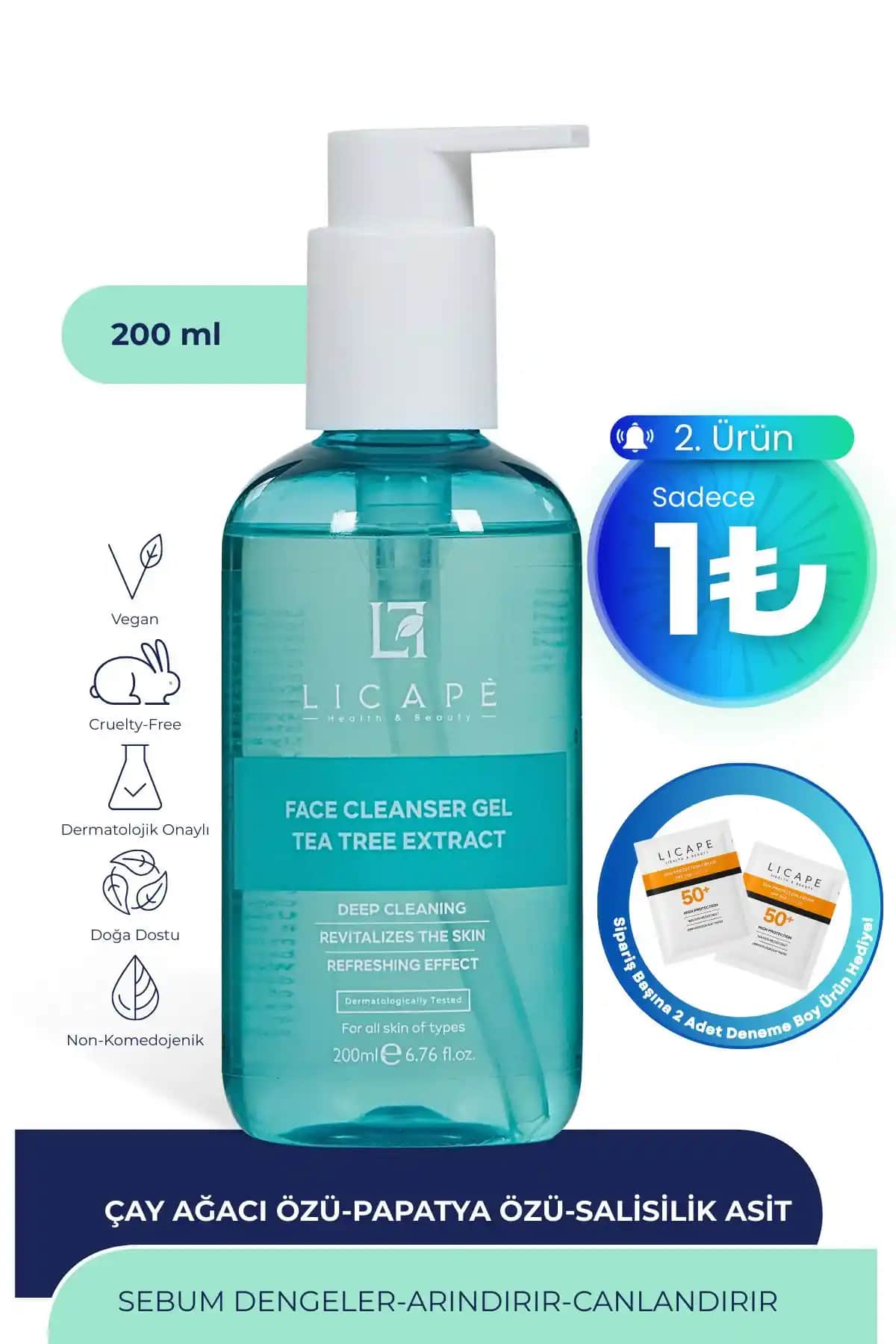 Licape ve Maru.Derm Yüz Temizleme Jelleri Karşılaştırması ve Cilt Tiplerine Uygun Seçenekler