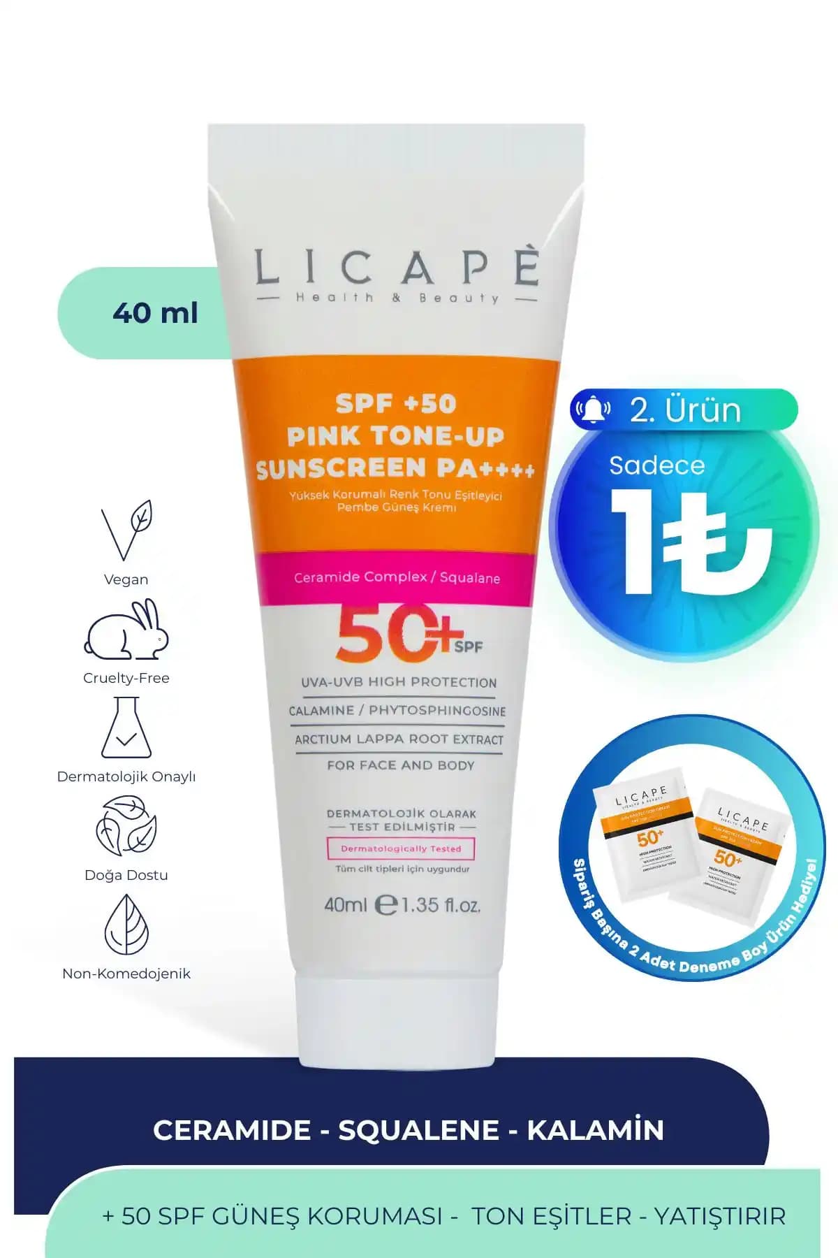 Licape Yüksek Korumalı Renk Tonu Eşitleyici Pembe: Güzellik ve Koruma Bir Arada