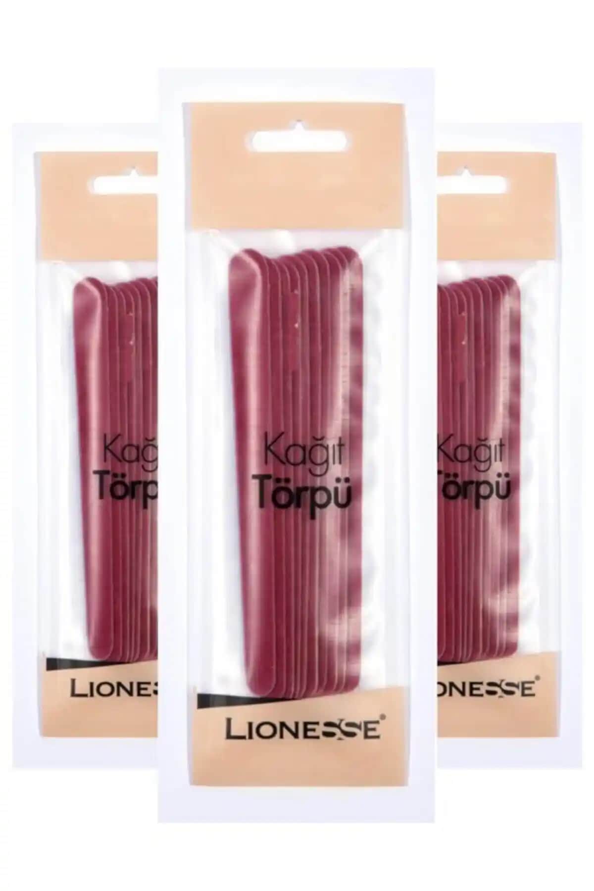 Lionesse Kağıt Törpü Seti 5025 X3: Pratik ve Estetik Tırnak Bakım Çözümü