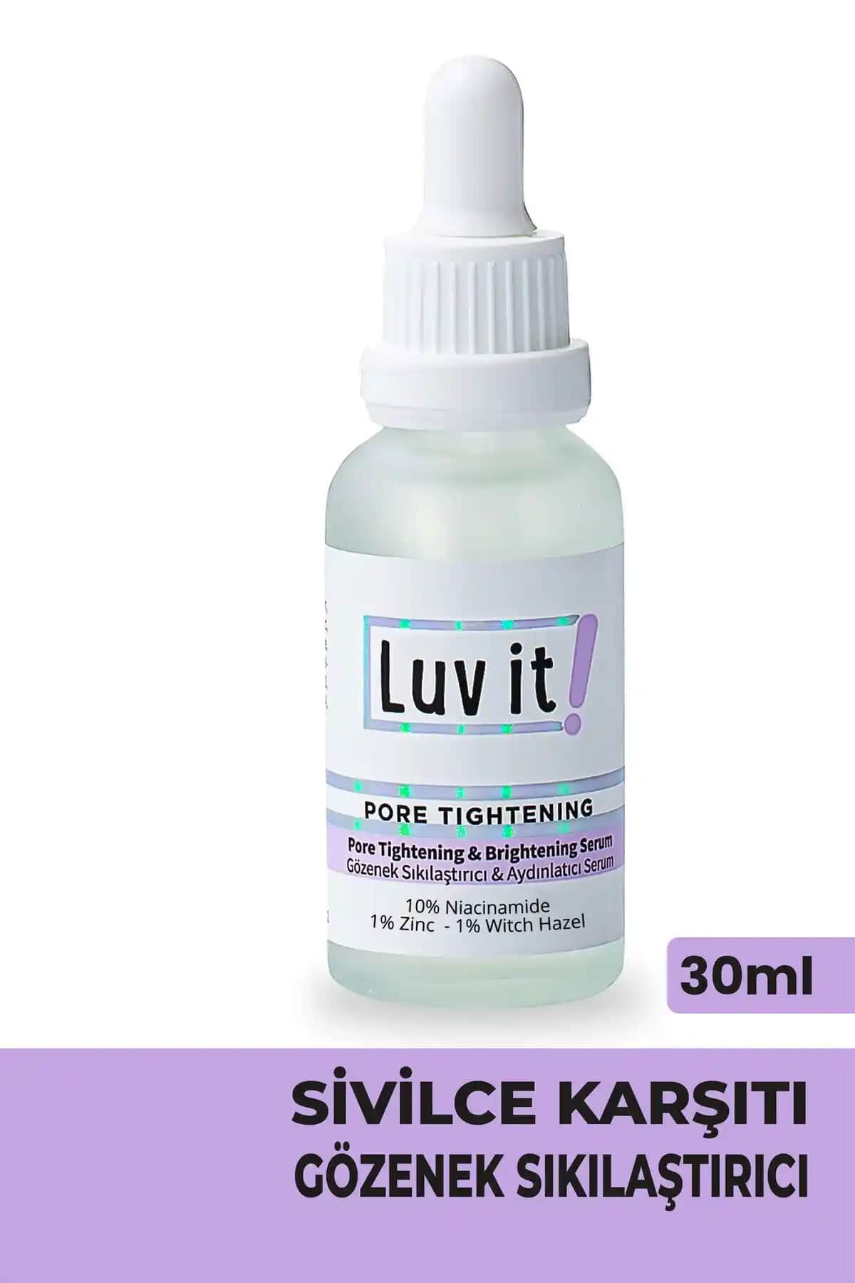 Luv it! Siyah Nokta ve Sivilce Karşıtı Serum ile Sağlıklı ve Parlak Cilt İçin Etkili Çözüm