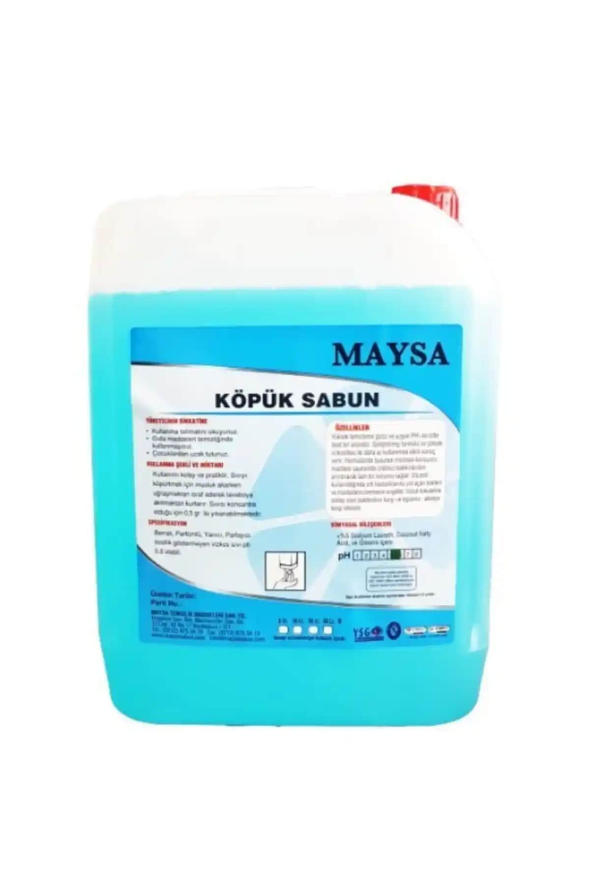 Maysa Köpük Sıvı El Sabunu 4 lt: Yüksek Hijyen ve Ekonomik Temizlik Çözümü