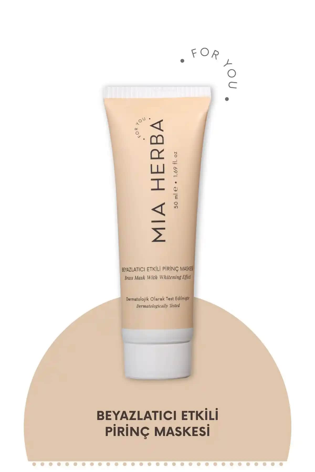 Mia Herba Beyazlatıcı Pirinç Maskesi: Doğal İçeriklerle Cilt Tonunu Dengeleyen Etkili Bakım