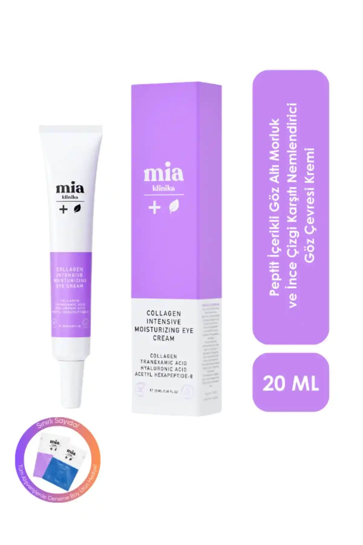 Mia Klinika Göz Çevresi Kremi Koyu Leke ve İnce Çizgi Azaltıcı Özellikleri