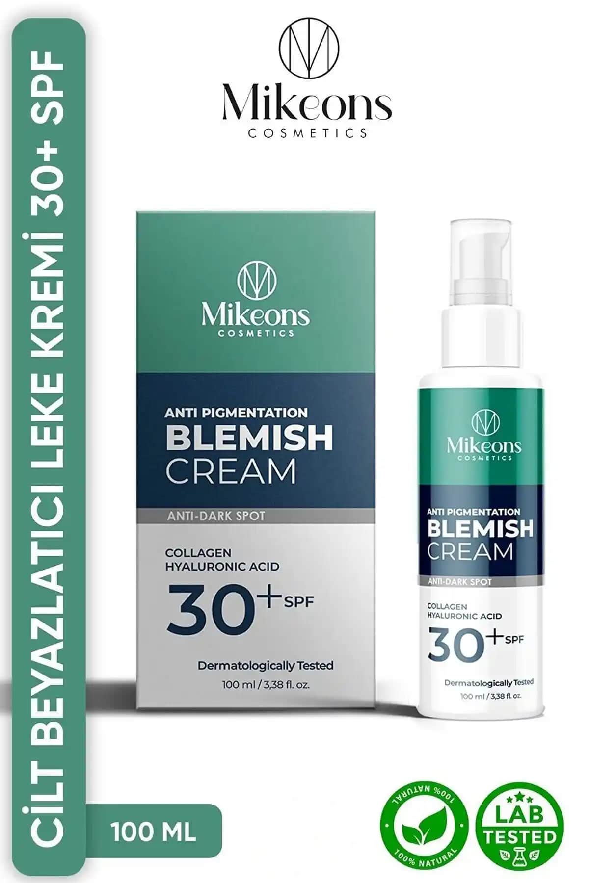 MikEonsCosmetics Cilt Beyazlatıcı Leke Kremi SPF 30 ile Güneş Koruma ve Cilt Bakımı