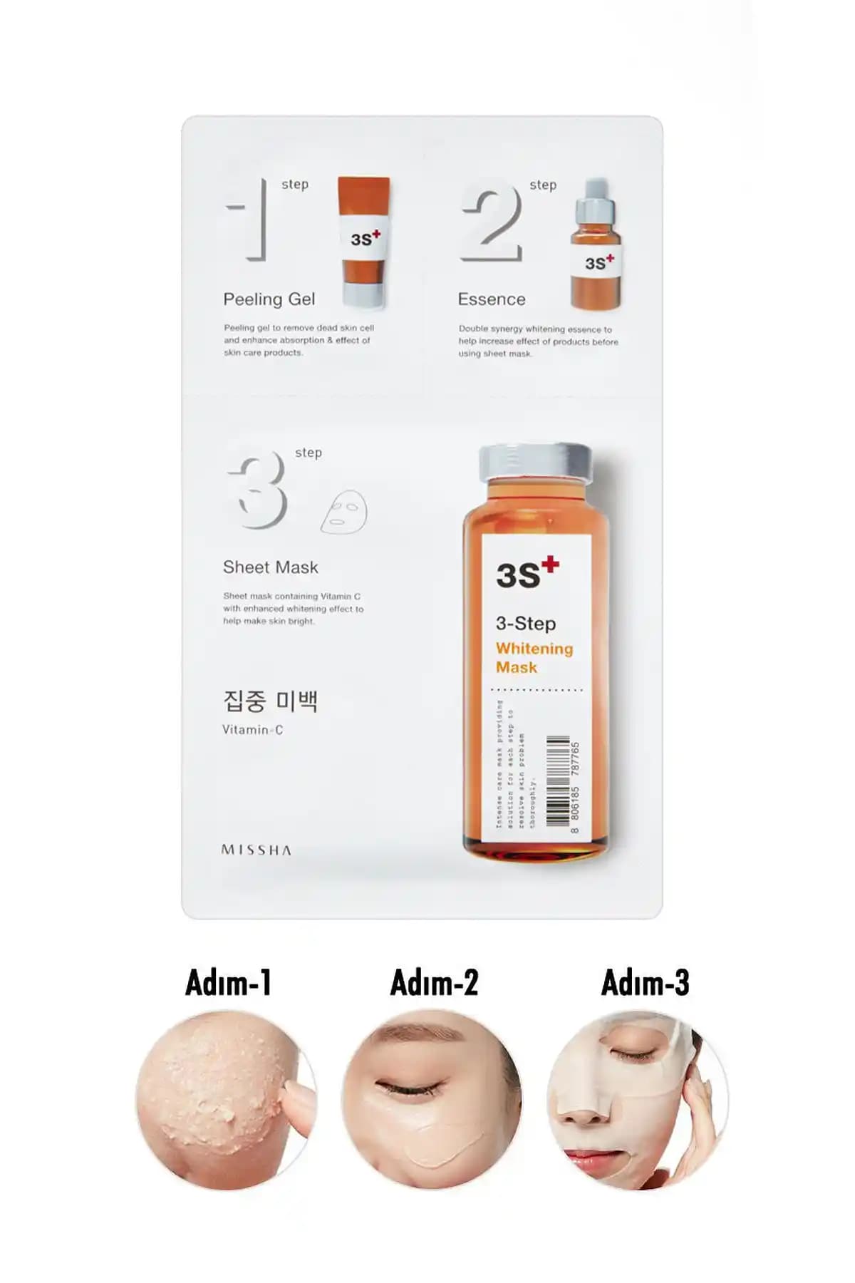 Missha 3 Aşamalı Aydınlatıcı Maske ile Cilt Parlaklığınızı Artırın