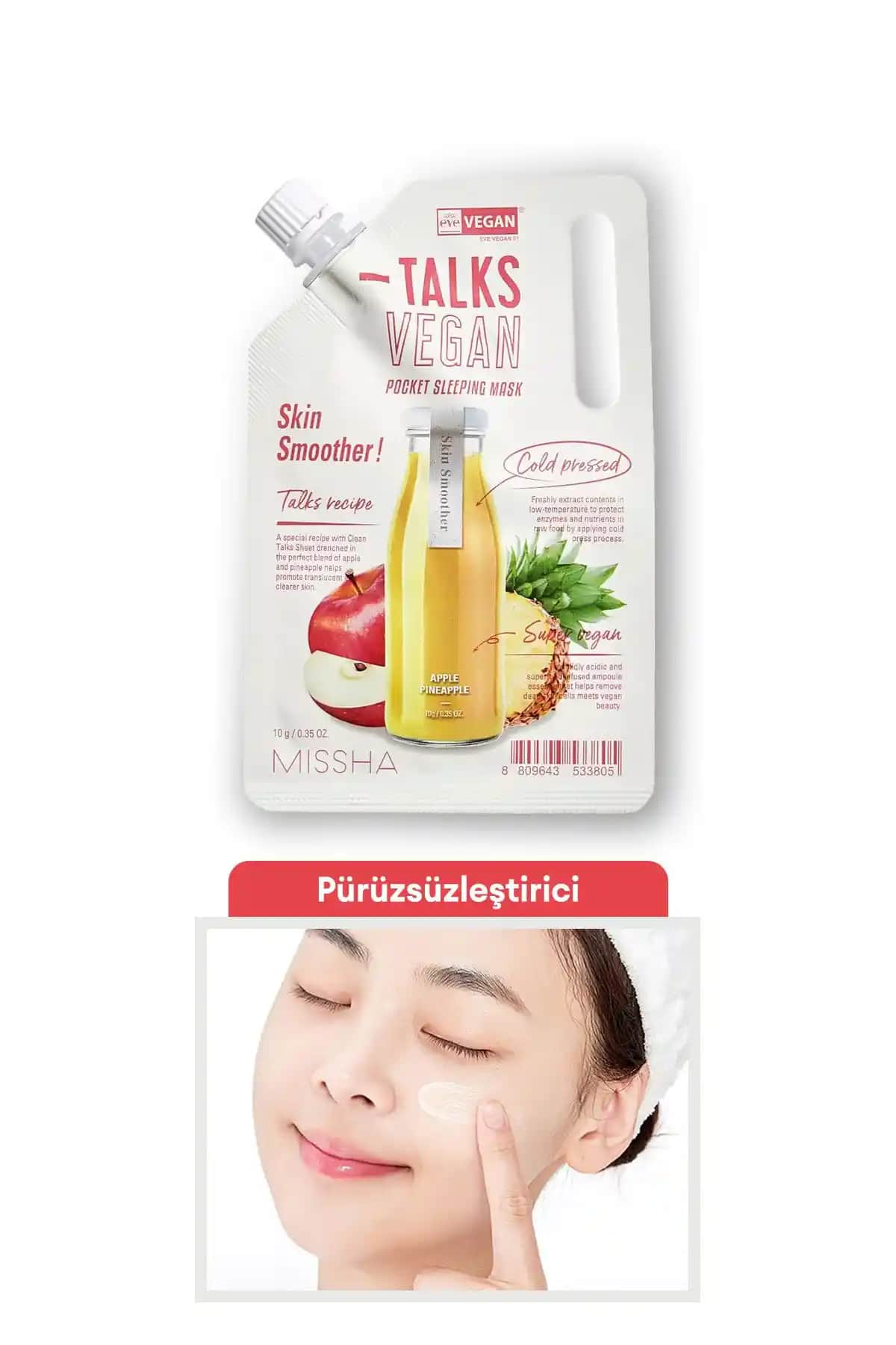 Missha Vegan Uyku Maskesi: Hassas Ciltler İçin Nemlendirici ve Yenileyici Gece Bakımı