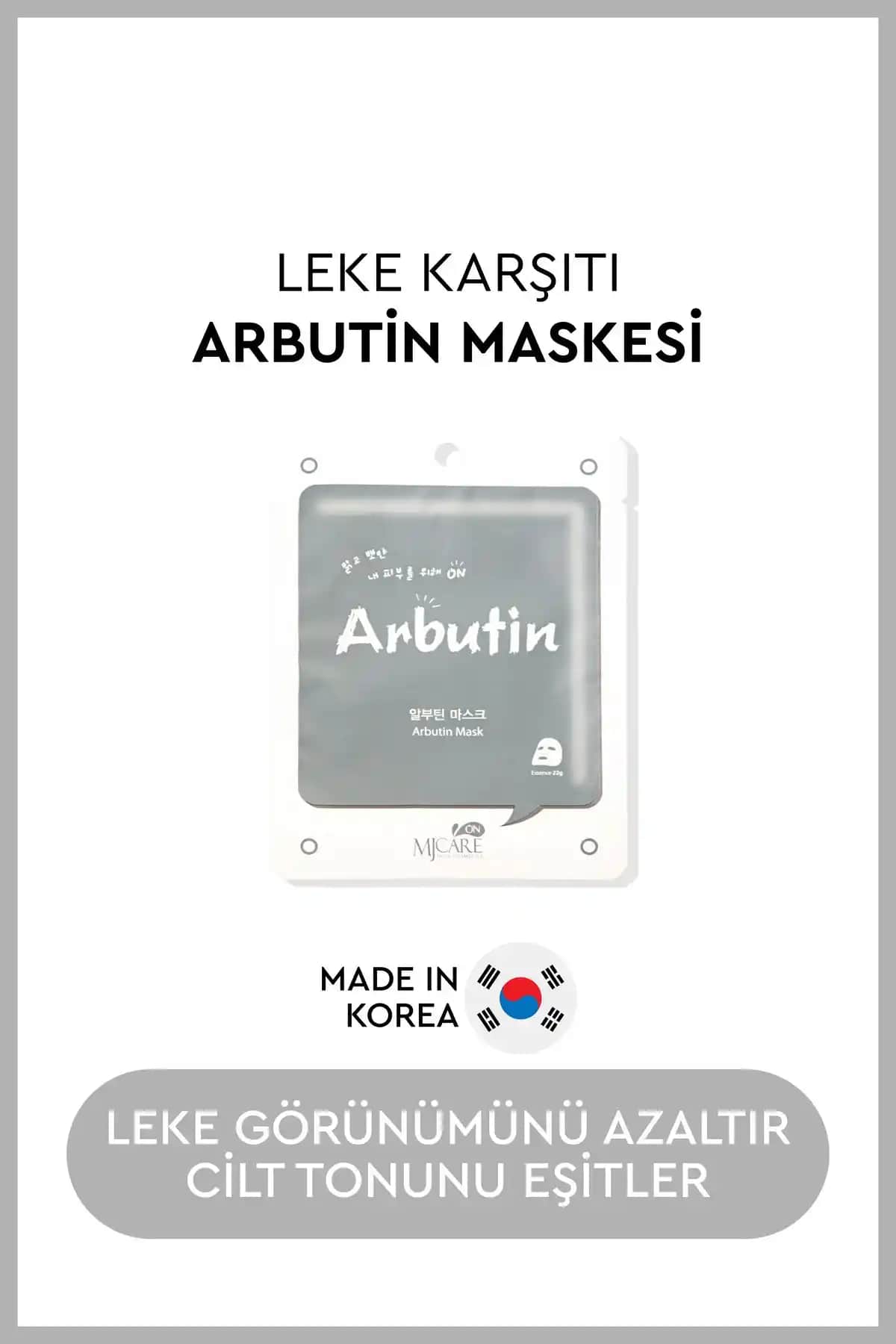 Mjcare Arbutin Özlü Yüz Maskesi: Cilt Aydınlatıcı ve Yaşlanma Karşıtı Etkili Formül
