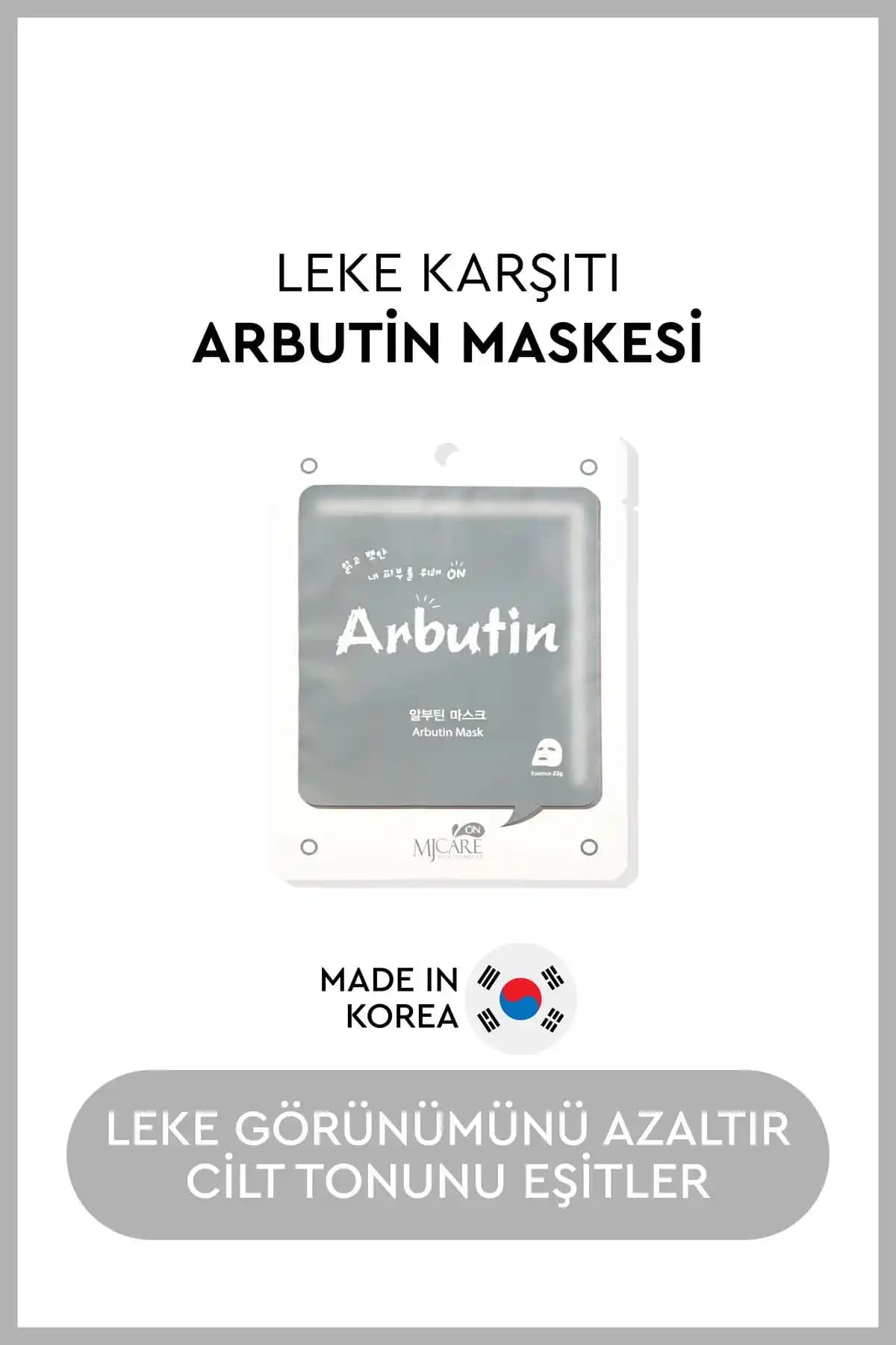 Mjcare Arbutin Özlü Yüz Maskesi: Cilt Aydınlatıcı ve Yaşlanma Karşıtı Etkili Formül