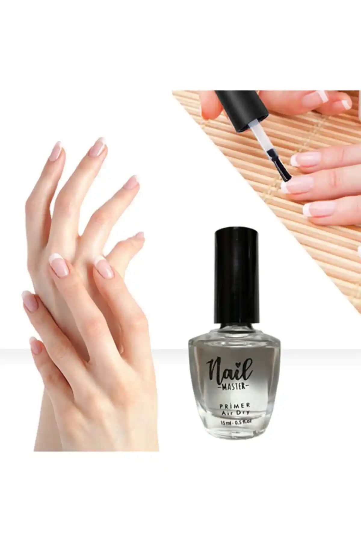 Nail Master Kalıcı Oje Protez Tırnak Primer Air Dry 15ml ile Uzun Süreli ve Dayanıklı Tırnak Uygulamaları