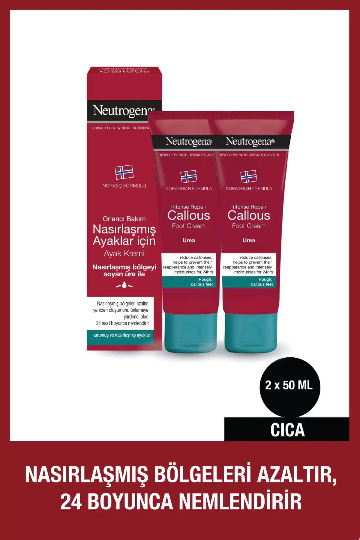 Neutrogena Norveç Formülü Ayak Kremi: Sertleşmiş ve Nasırlaşmış Ayaklar İçin Etkili Bakım