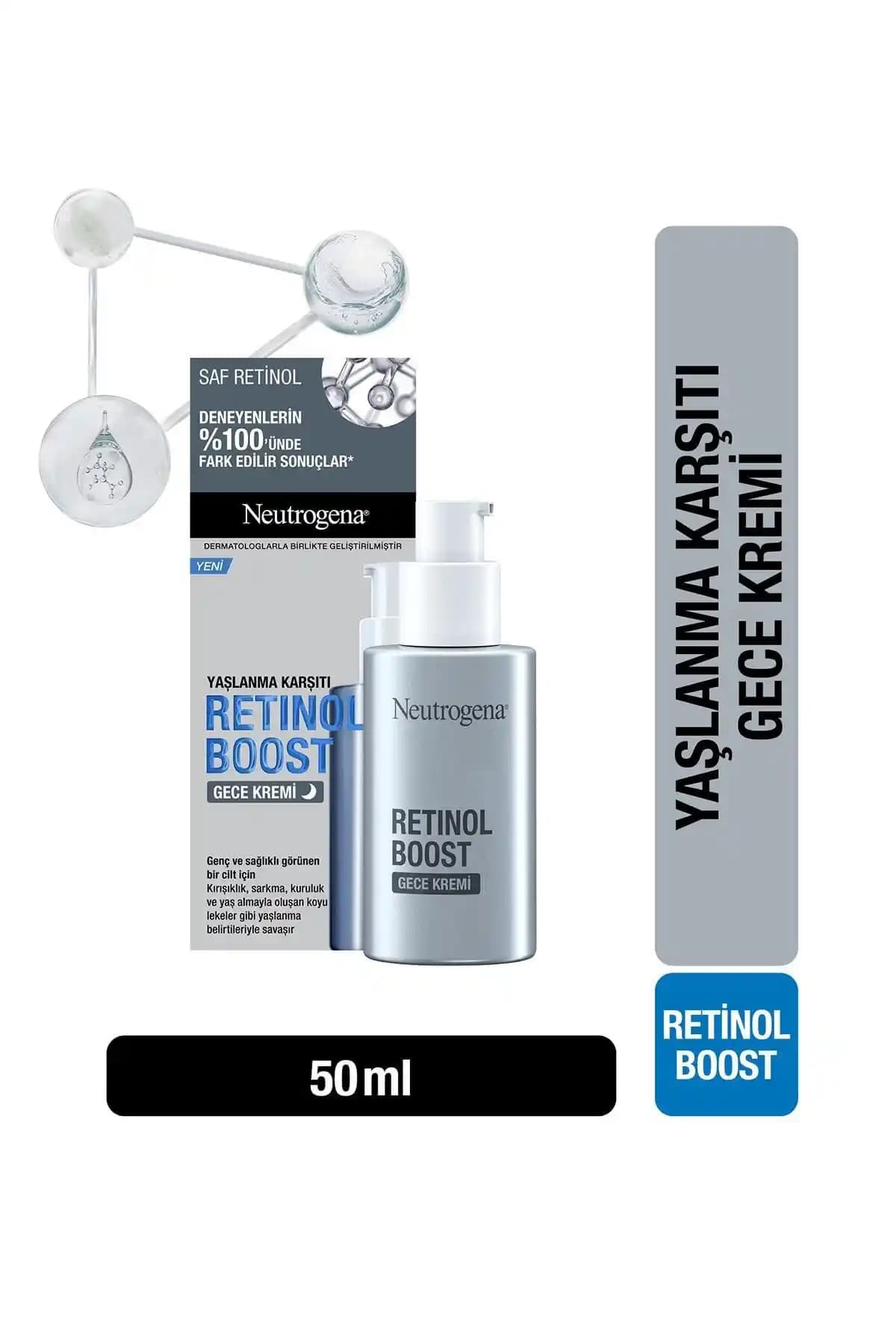 Neutrogena Retinol Boost Gece Kremi ile Yaşlanma Belirtilerine Etkili Çözüm Sağlar