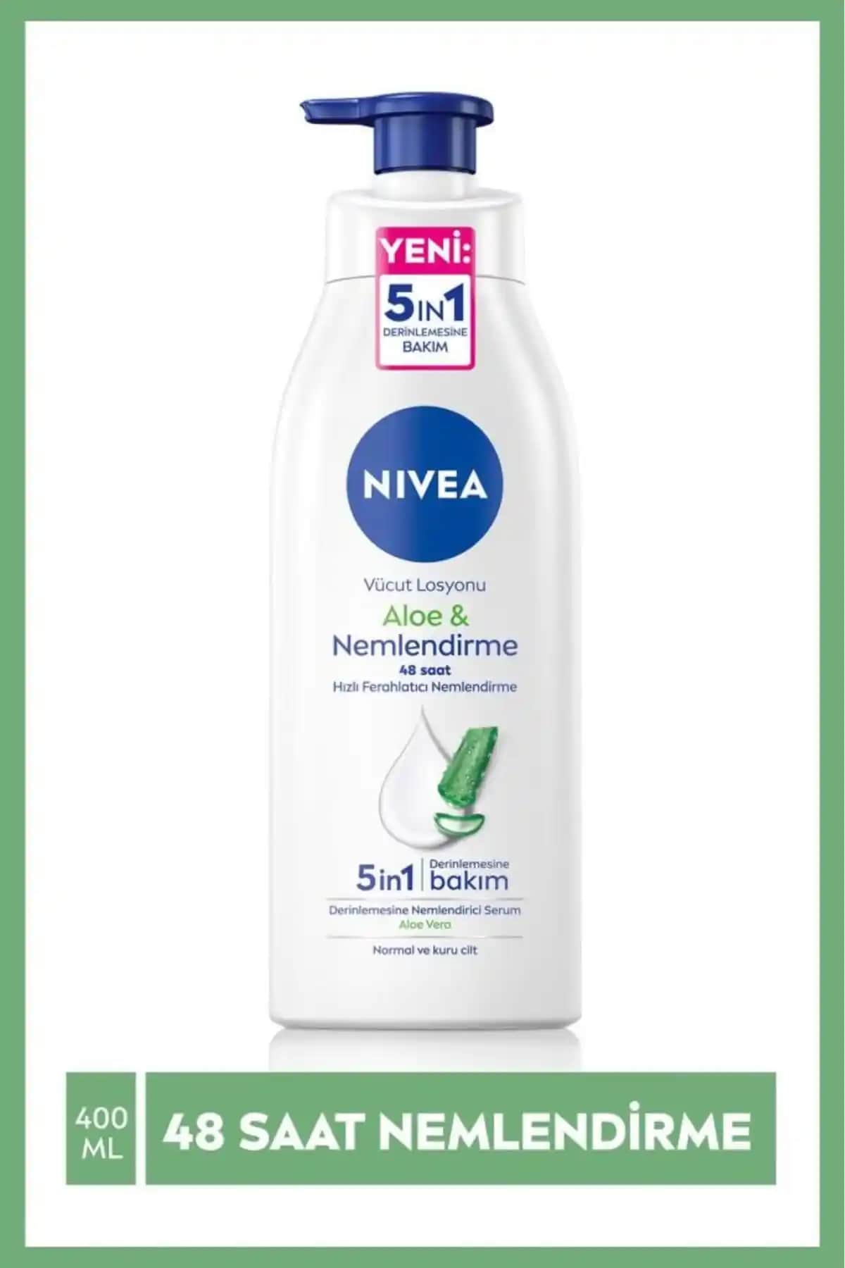 NIVEA Aloe Vera ve Repair&care Vücut Losyonlarının Karşılaştırması ve En Uygun Seçenek