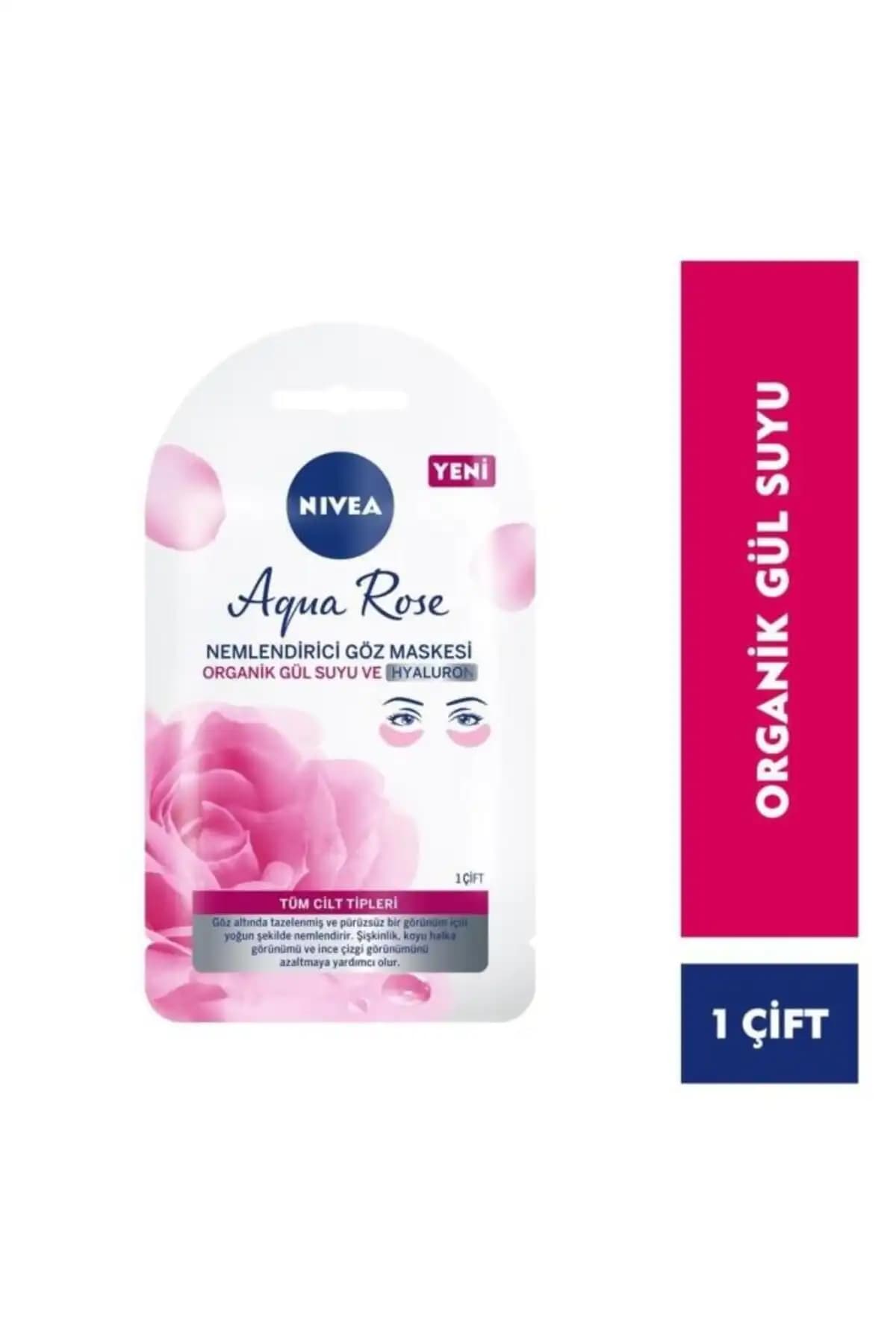 NIVEA Aqua Rose Organik Gül Suyu İçerikli Nemlendirici Göz Maskesi Özellikleri ve Kullanım Rehberi