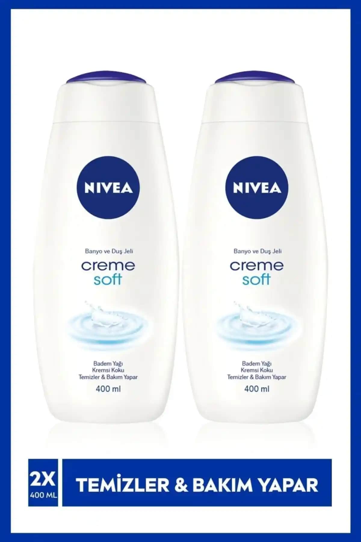 NIVEA Creme Soft Kremsi Dokunuş Banyo ve Duş Jeli: Hassas ve kuru ciltler için nemlendirici çözüm
