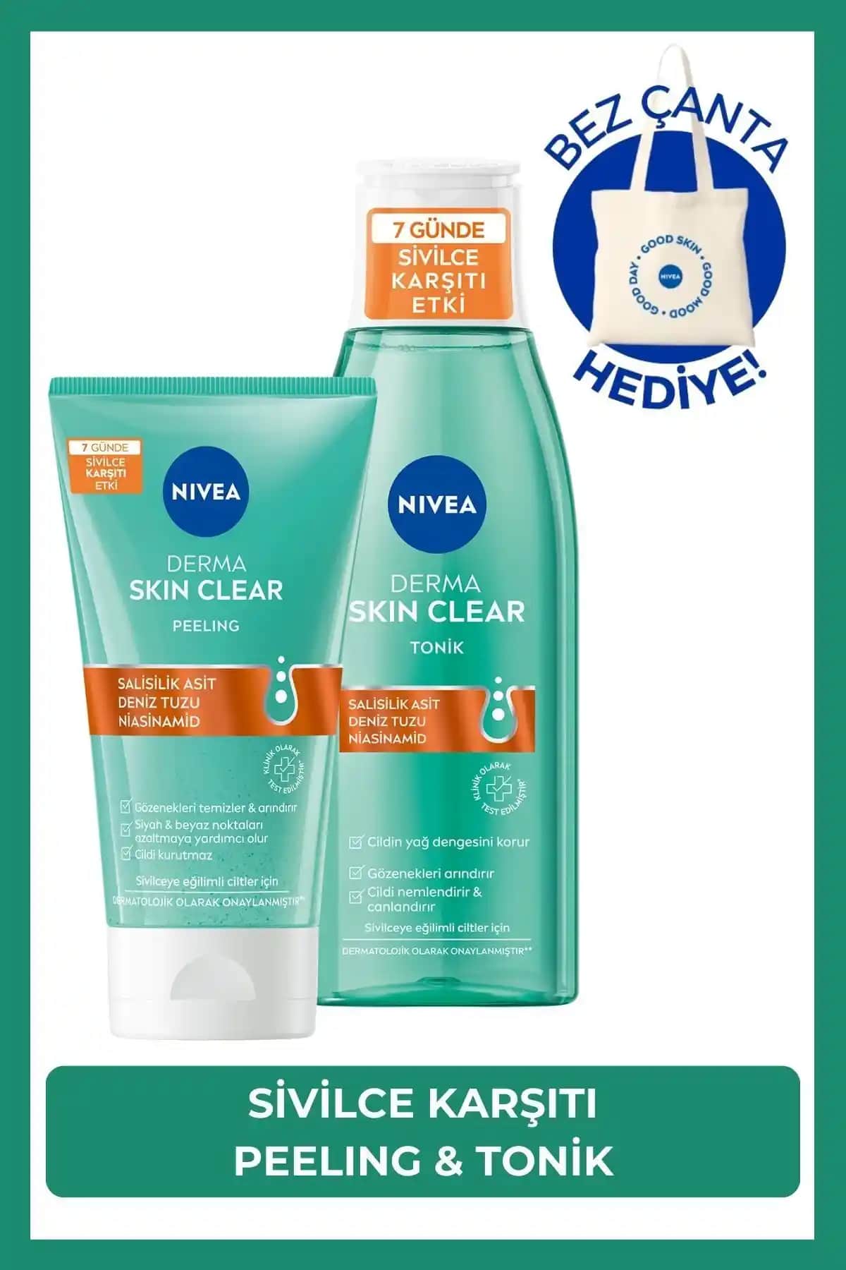 NIVEA Derma Skin Clear Peeling Serisi Karşılaştırması ve Cilt Bakım Rehberi