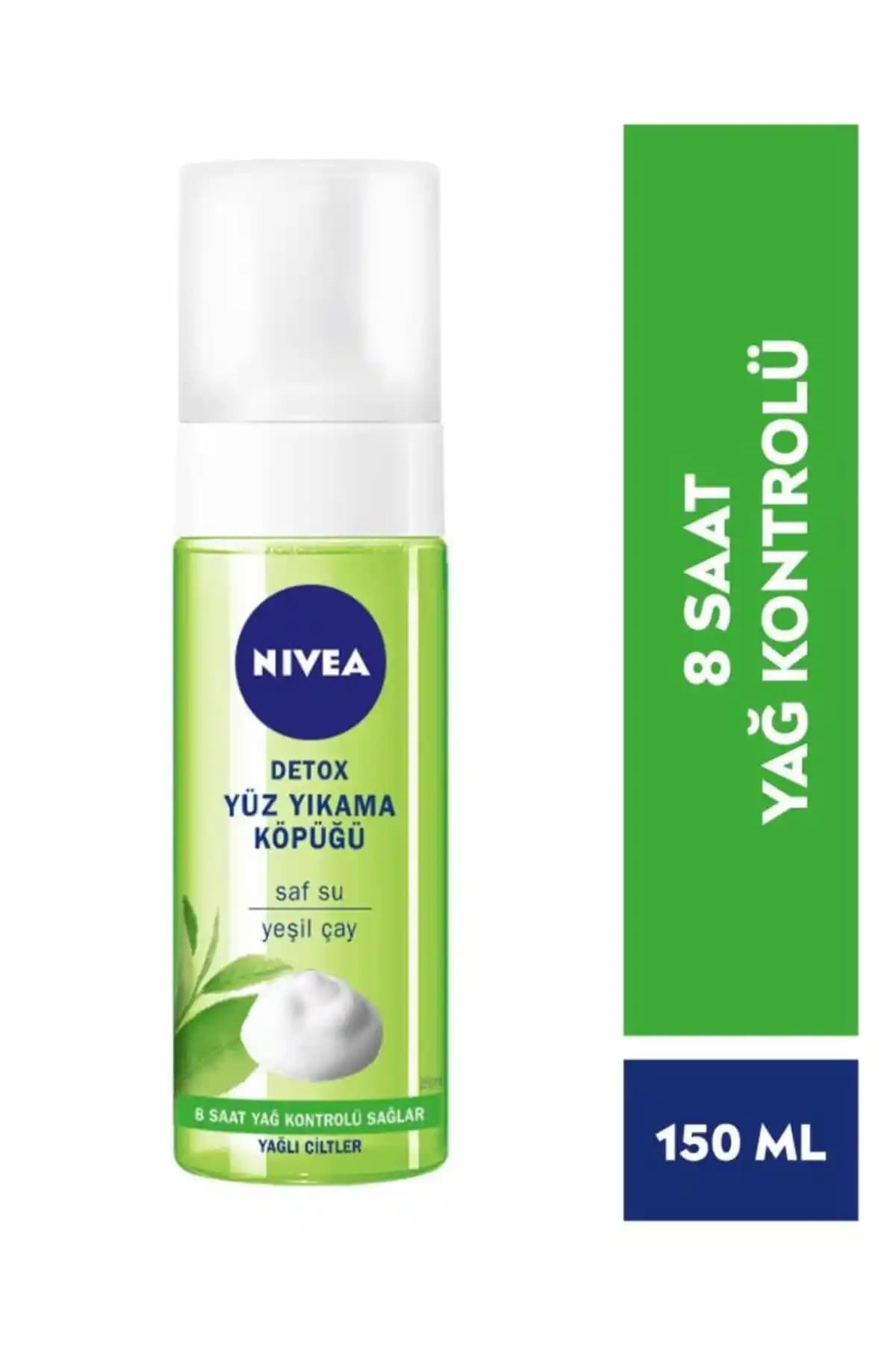 NIVEA Detox Yüz Yıkama Köpüğü: Yağlı ve Karma Ciltler İçin Derinlemesine Temizlik