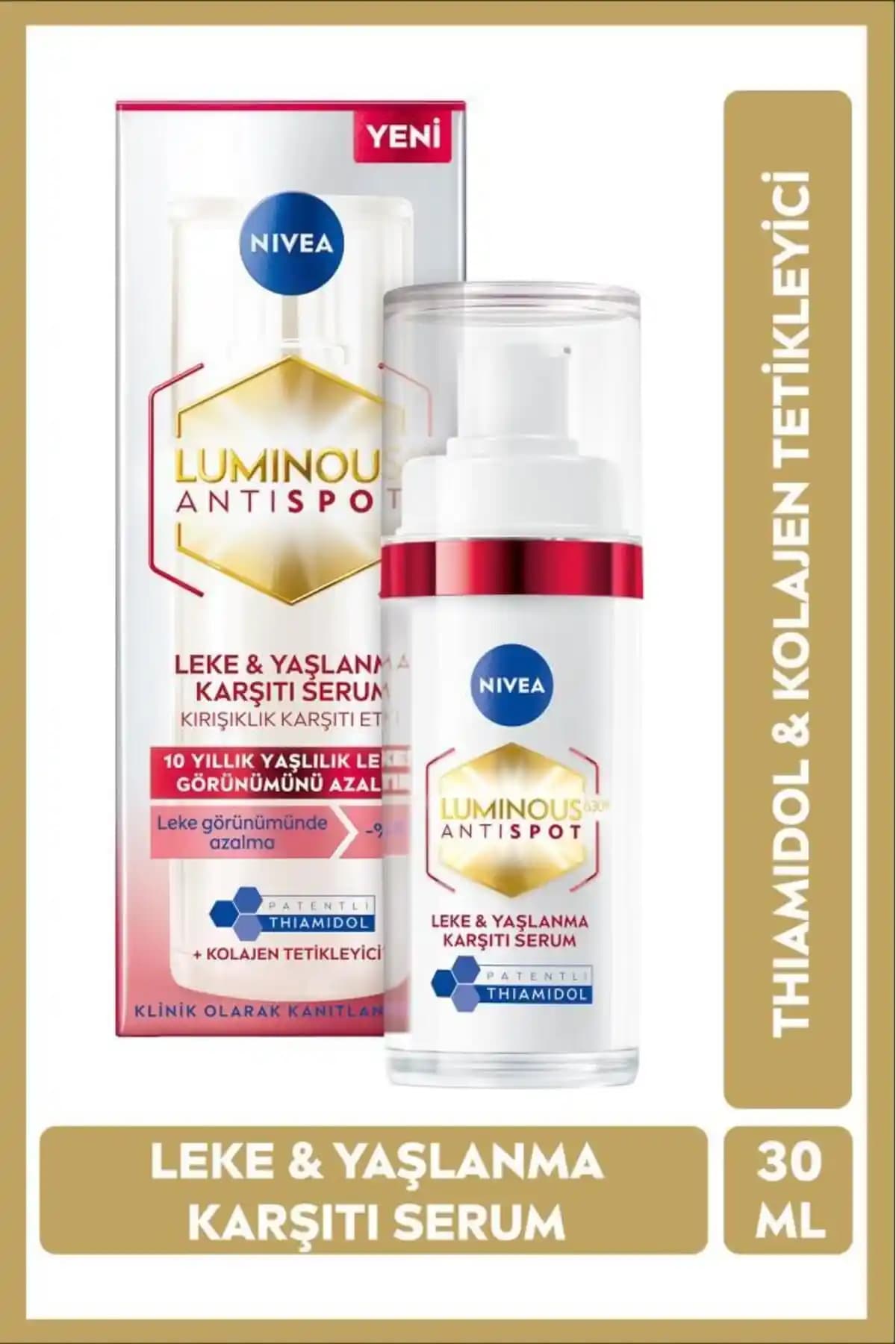 NIVEA Luminous630 Leke ve Yaşlanma Karşıtı Serum: Cilt Bakımında Güçlü ve Etkili Çözüm