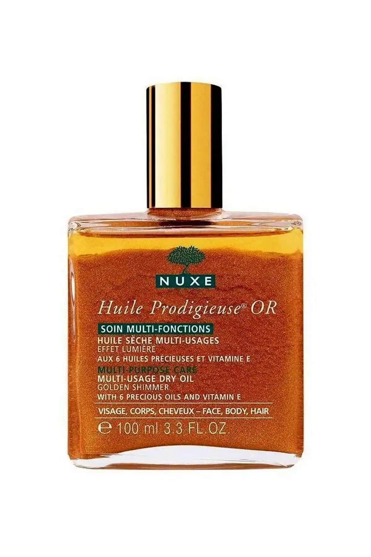 Nuxe Huile Prodigieuse Or 100 ml Çok Amaçlı Kuru Yağ - Parlaklık ve Nemlendirme Sağlar