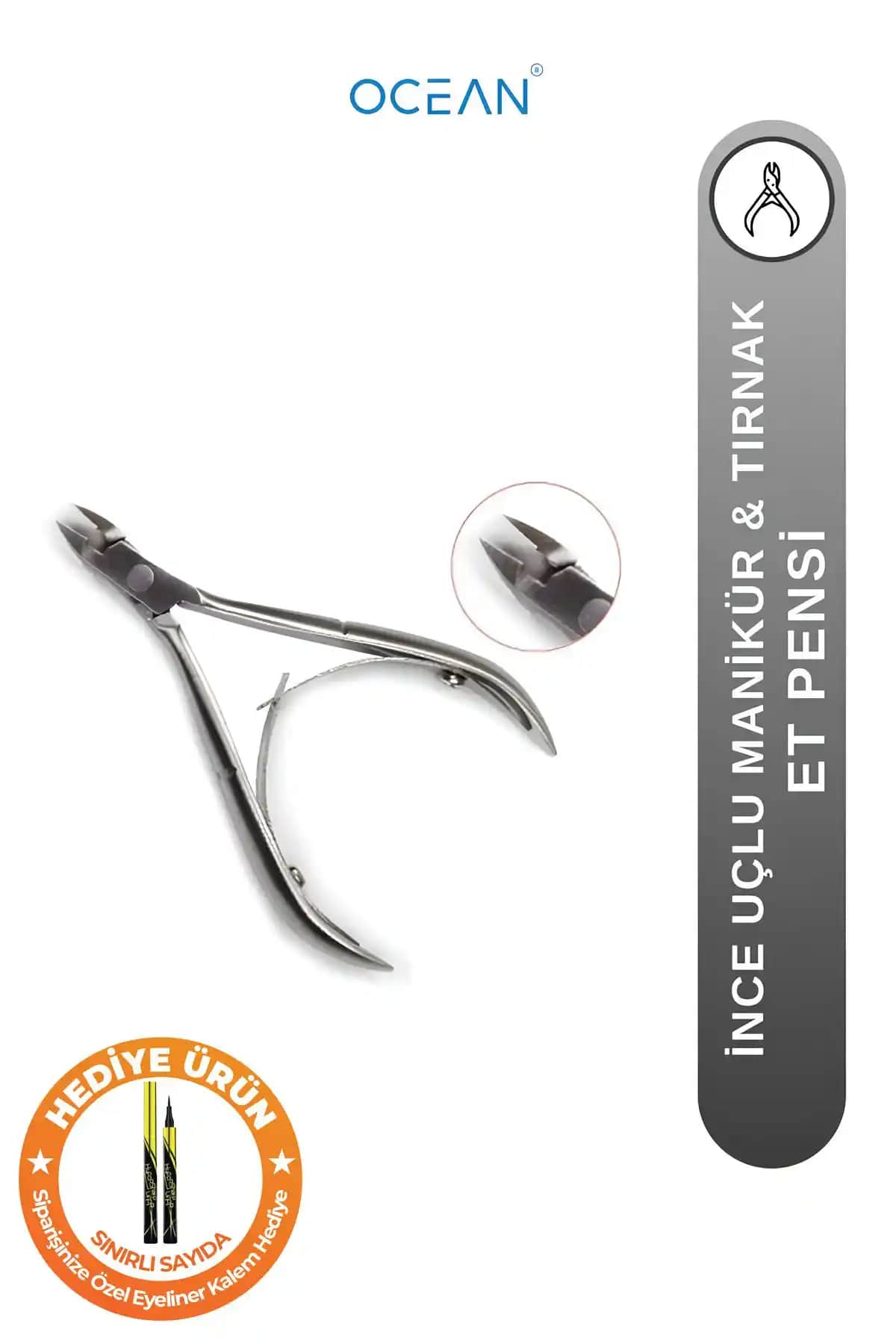Ocean 88 İnce Uçlu Manikür Tırnak ve Et Pensi: Hassas ve Profesyonel Tırnak Bakımı Aracı