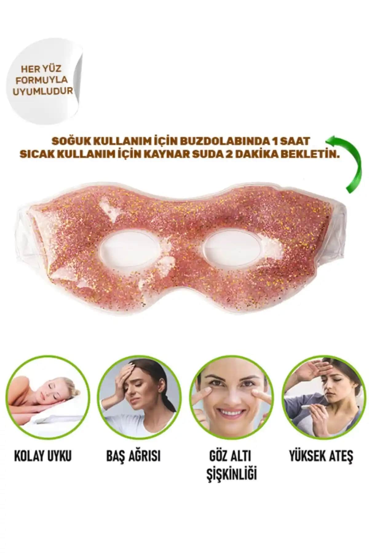 Ocean Jel Yüz Maskesi: Çok Yönlü Sıcak ve Soğuk Terapi ile Cilt Canlandırıcı