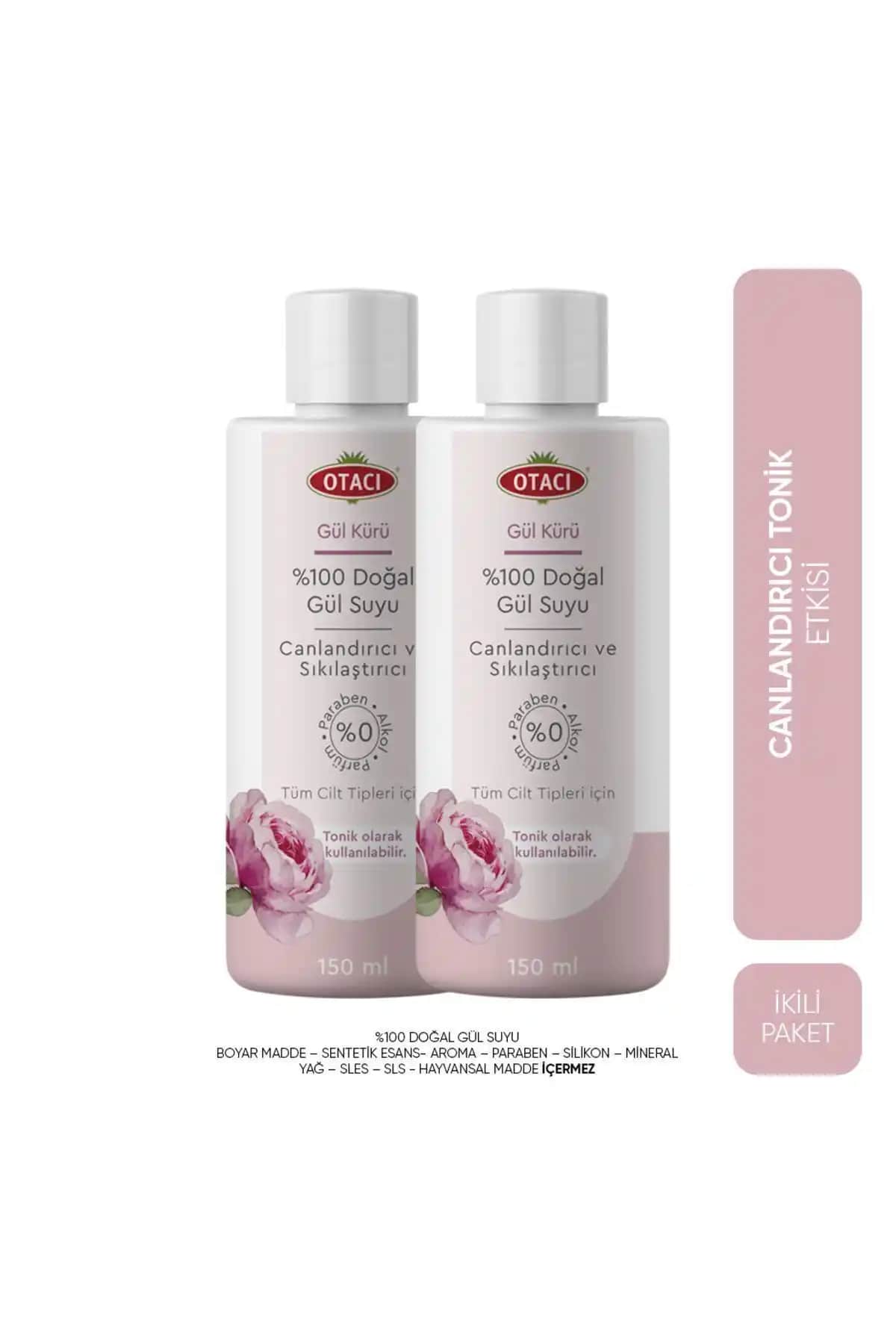 Otacı Gül Kürü %100 Doğal Gül Suyu - Çok Yönlü ve Doğal Cilt Bakım Ürünü