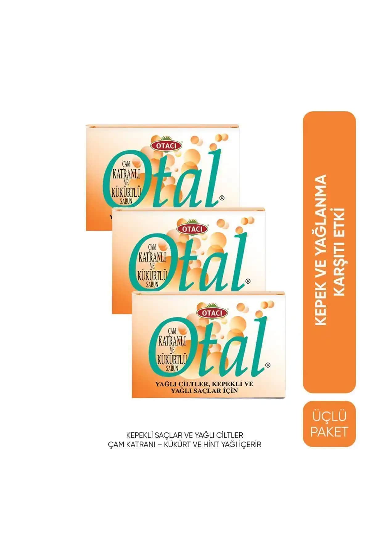 Otacı Otal Sabun Üçlü Paketi Cilt ve Saç Sağlığı İçin Doğal Çözüm
