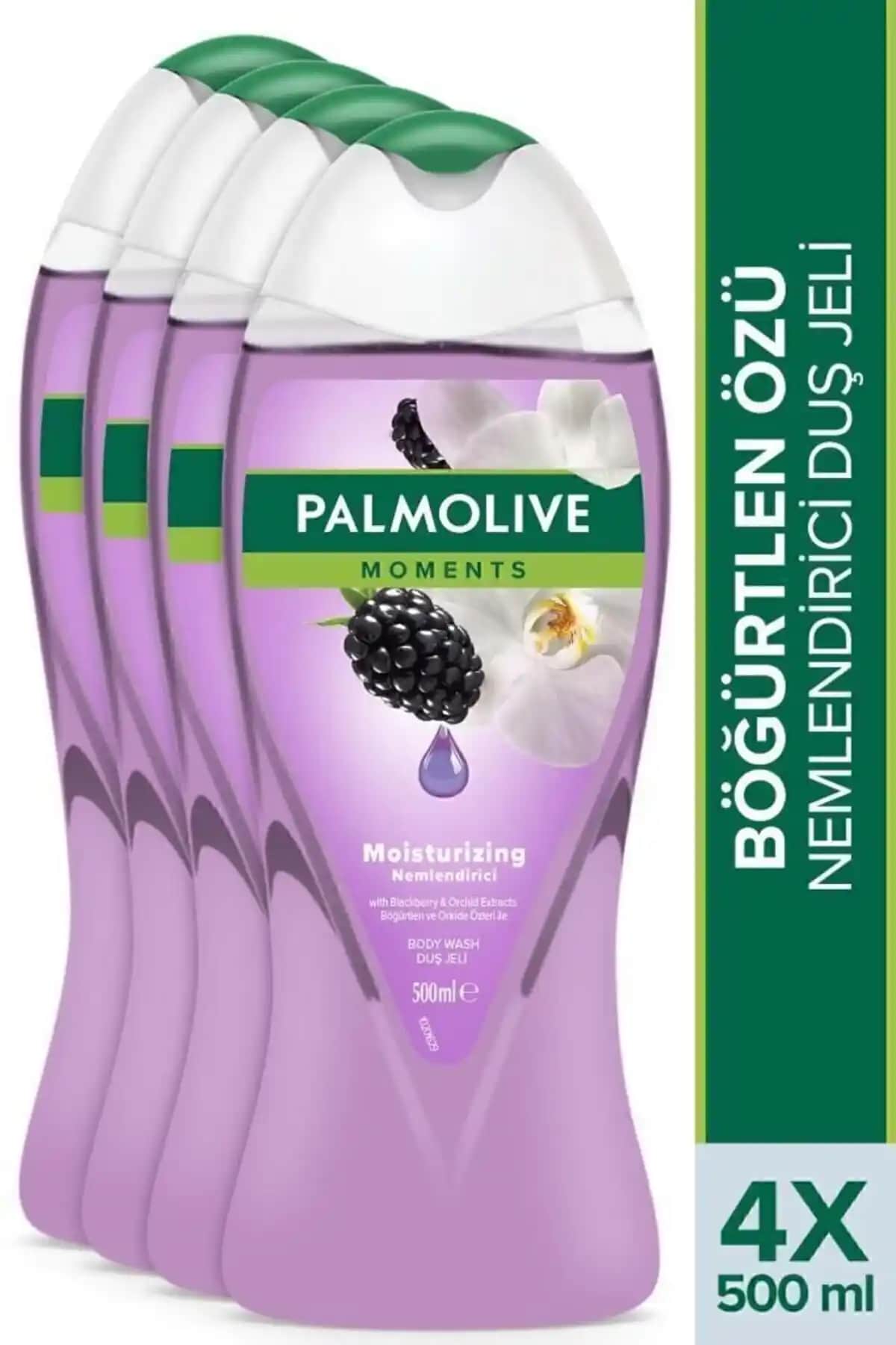 Palmolive Moments Duş Jeli Karşılaştırması: Böğürtlen, Orkide, Sandal Ağacı ve Lavanta Özleri
