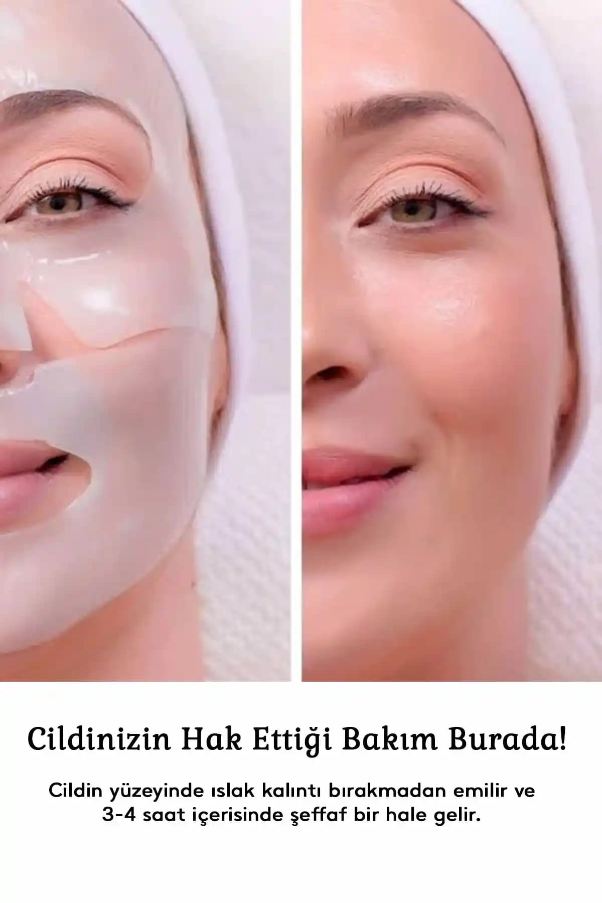 Pastelya Şeffaflaşan Bio Kolajen Cilt Maskesi: Nemlendirici ve Yaşlanma Karşıtı Etkiler