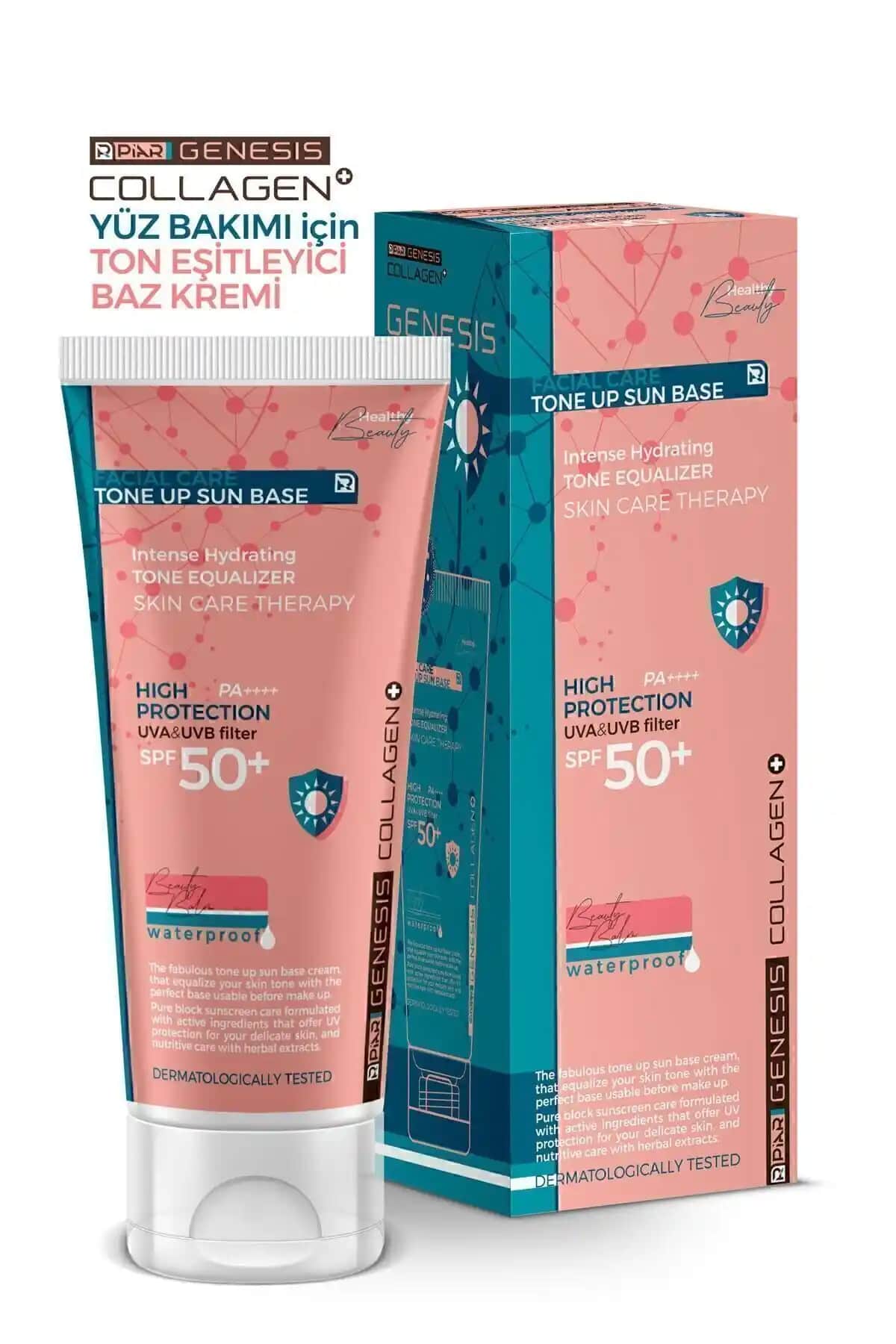 Piar Genesis Kolajen Aydınlatıcı SPF 50 Yüz Güneş Kremi: Cilt Koruma ve Elastikiyeti Artırıcı Özellikler