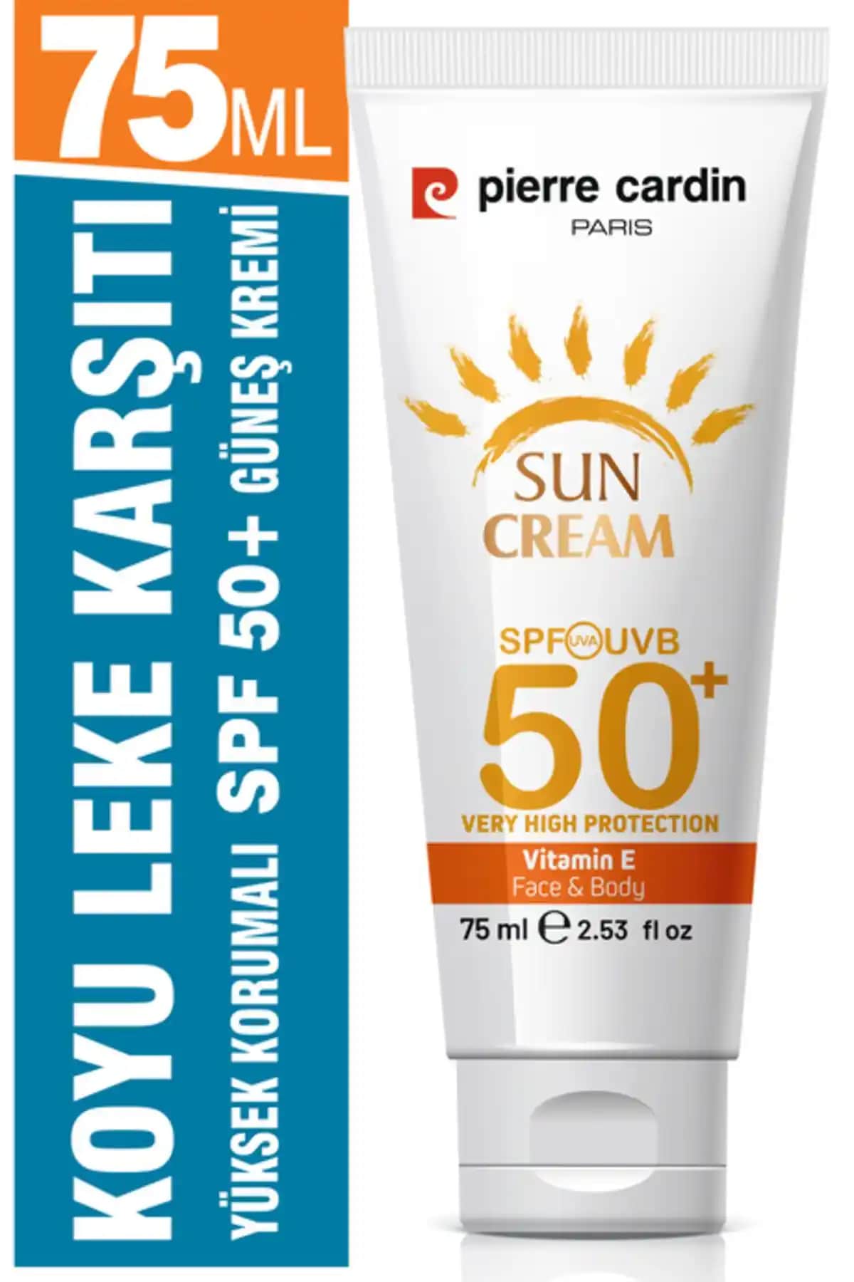 Pierre Cardin SPF 50+ Yüksek Koruyucu Yüz Güneş Kremi Leke ve UVA UVB Koruması