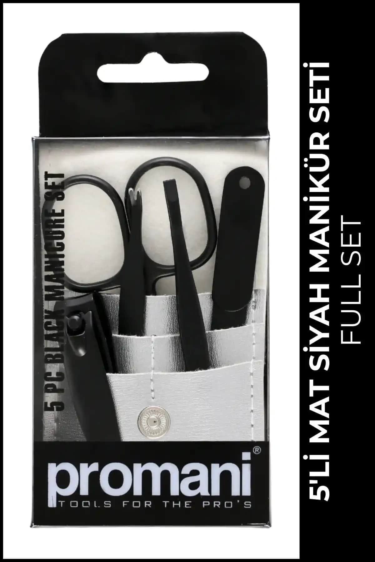 Promani 5'li Manikür Seti Pr-115: Şık ve Kullanışlı Kişisel Bakım Çözümü