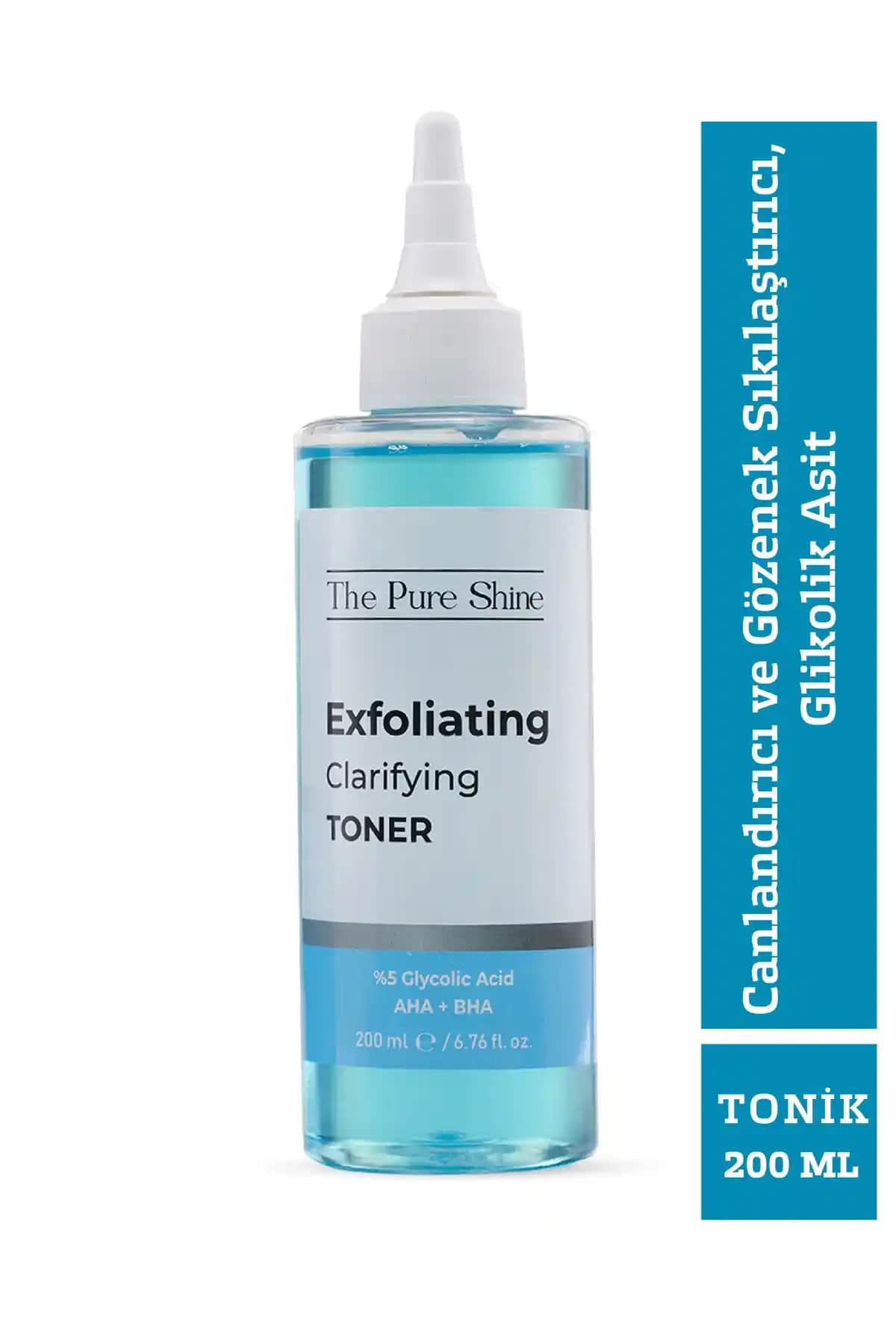 Pure Shine Canlandırıcı ve Gözenek Sıkılaştırıcı Tonik: Hassas ve Tüm Cilt Tipleri İçin Güçlü Bakım