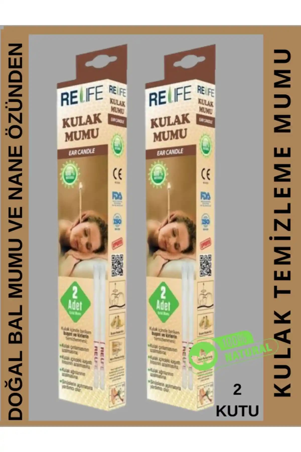 Relife 2 Kutu Kulak Temizleme Mumları: Güvenli ve Etkili Kulak Hijyeni Çözümü