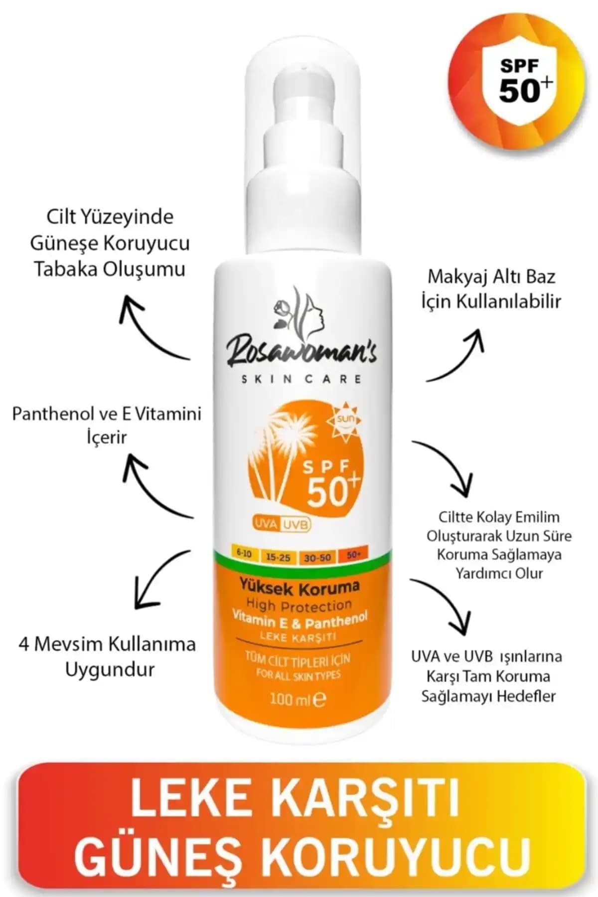 Rosawomans Güneş Kremi: Yüksek Koruma ve Leke Önleyici Özellikleriyle Göz Kamaştırıyor