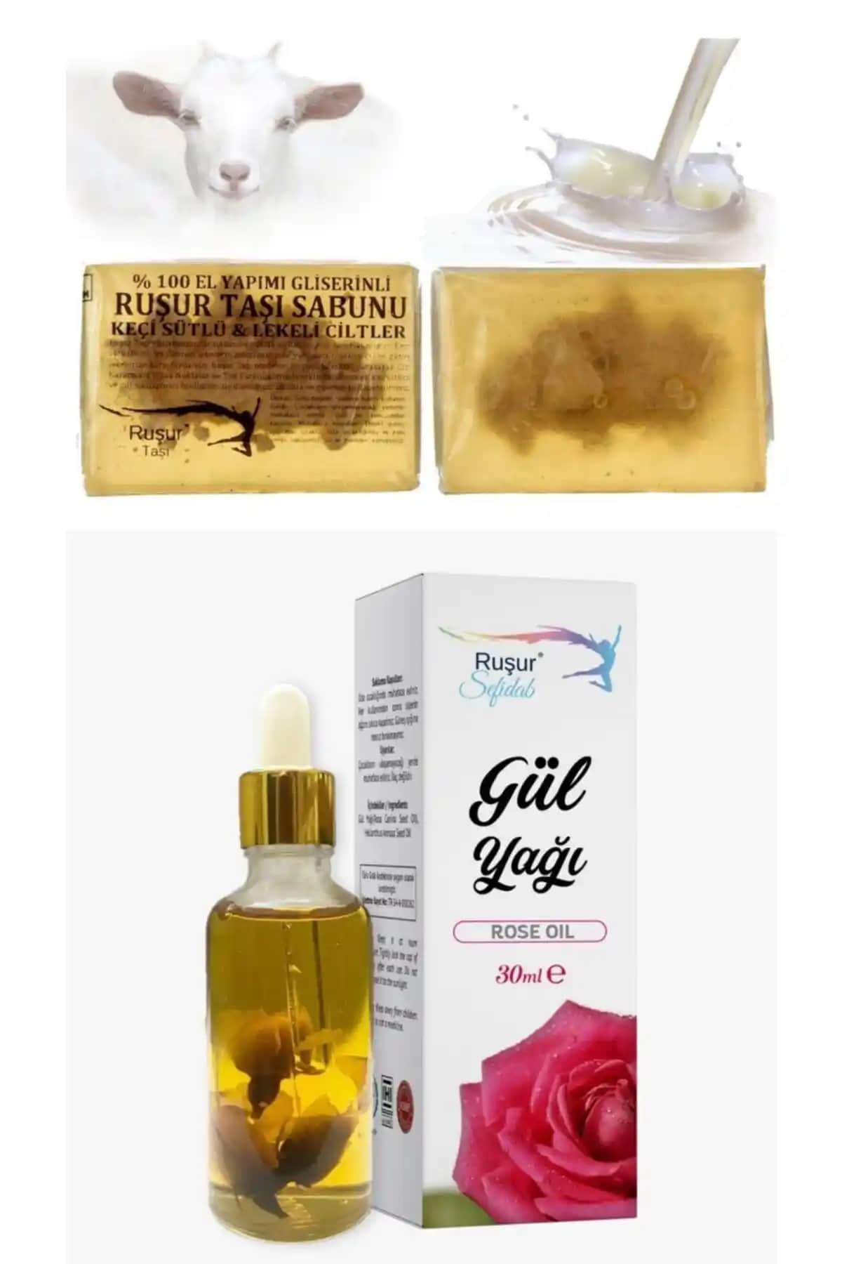 Ruşur Sefidab Ruşur Taşı Sabunu: Doğal ve Etkili Cilt Temizliği ve Arındırma Ürünü