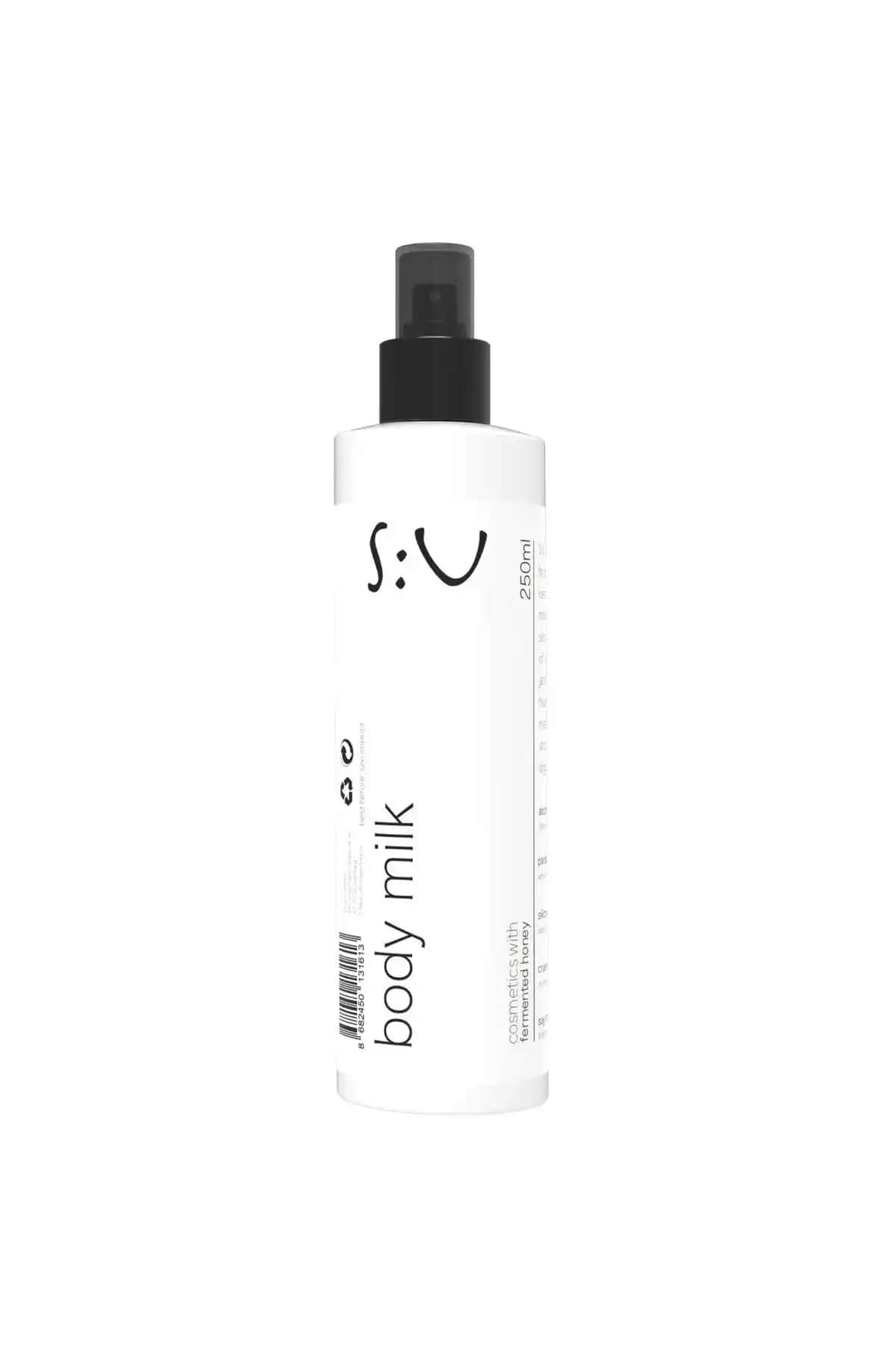 S:U Body Care Body Milk 250 ml – Hassas ve Nemli Ciltler İçin Doğal Vücut Losyonu