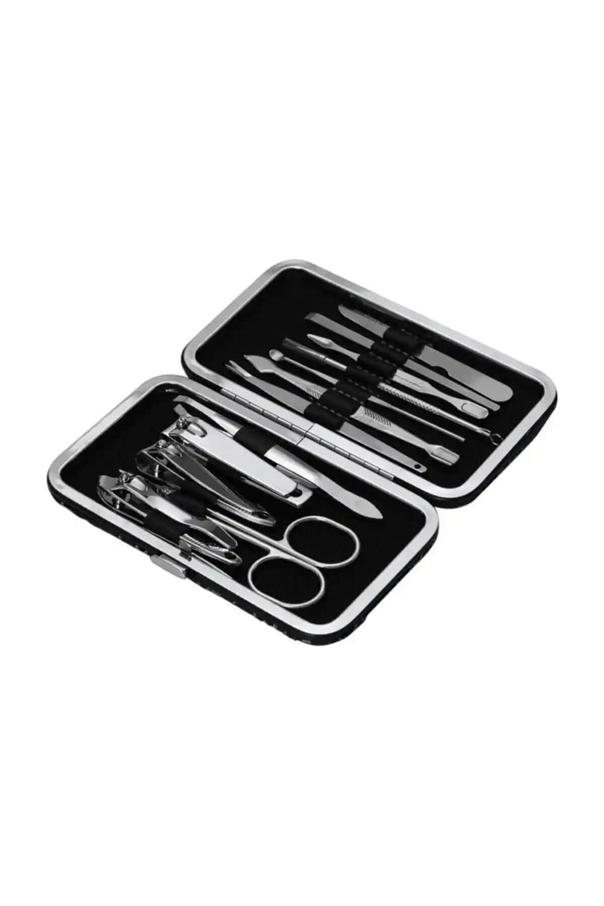 Santa Maria Şık Çantalı 12 Parça Manikür ve Pedikür Seti ile Bakım Keyfi