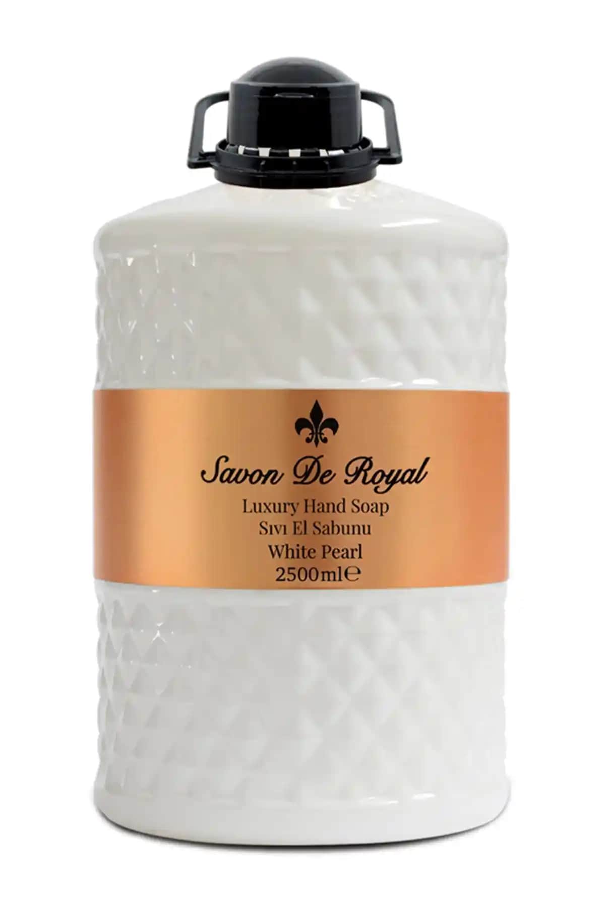 Savon de Royal Luxury Vegan Sıvı Sabun White Pearl Doğal ve Lüks Temizlik Deneyimi