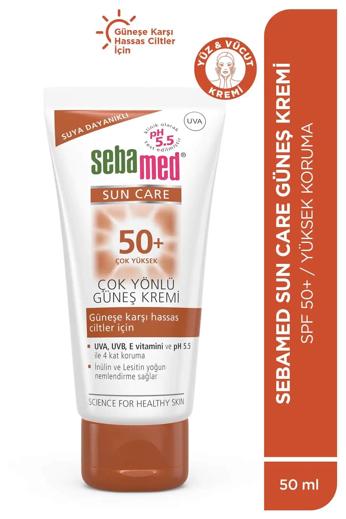 Sebamed Güneş Kremleri Karşılaştırması SPF 50+ UVA/UVB ve E Vitamini İçerikli Ürünler